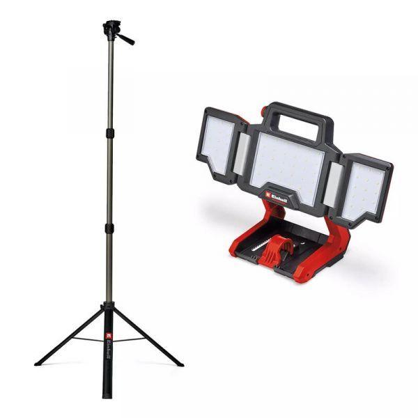 Lanterna de Trabalho LED EINHELL TP-CL 18/3000 Li Set - Solo (18 V - Bateria - Vermelho/Preto)