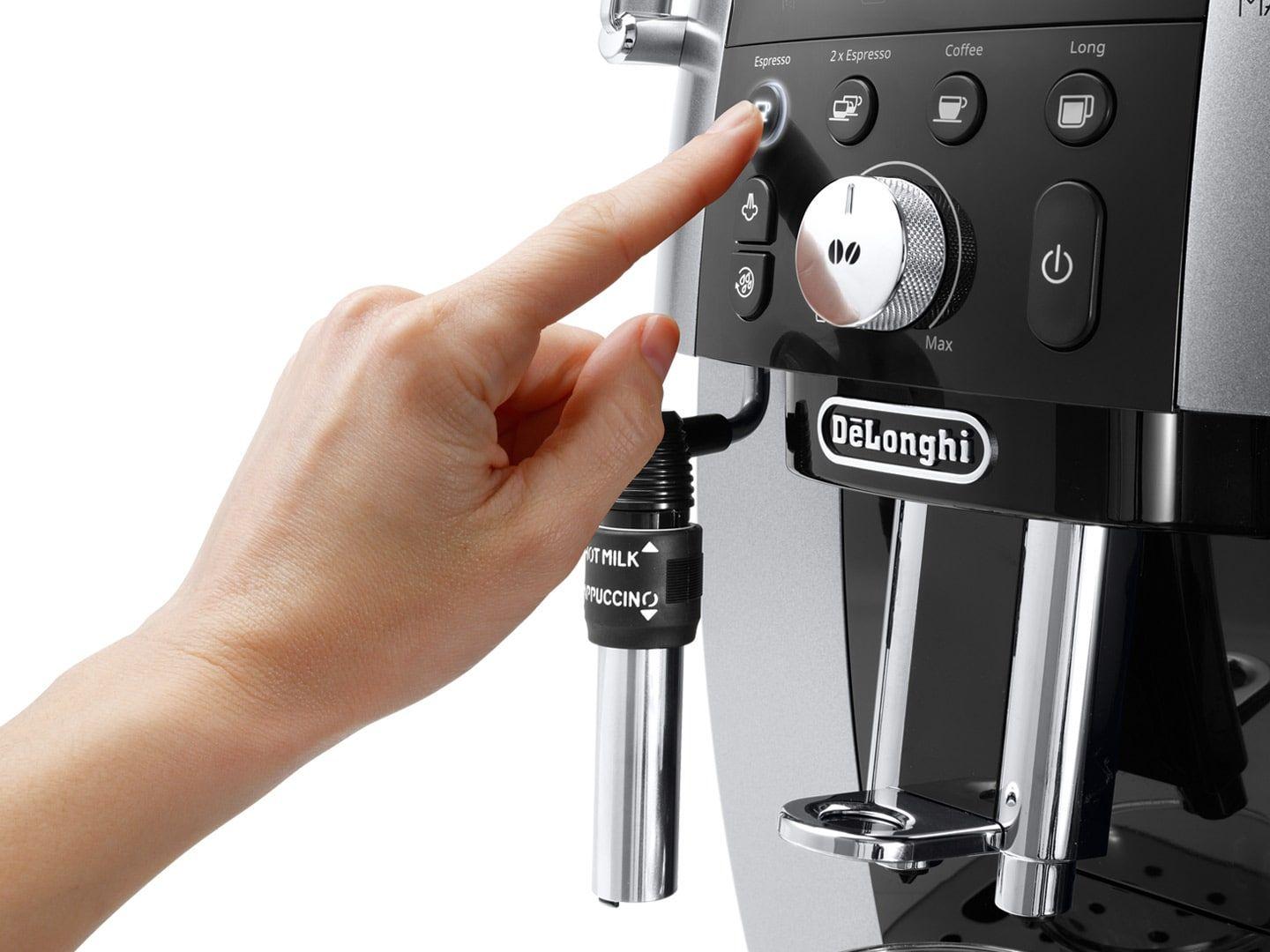 Máquina de Café Automática DELONGHI Magnifica S Smart ECAM250.23.SB (Café moído, Grãos de café - 1450 W - 15 bar - Prateado e Preto) — miniatura 3