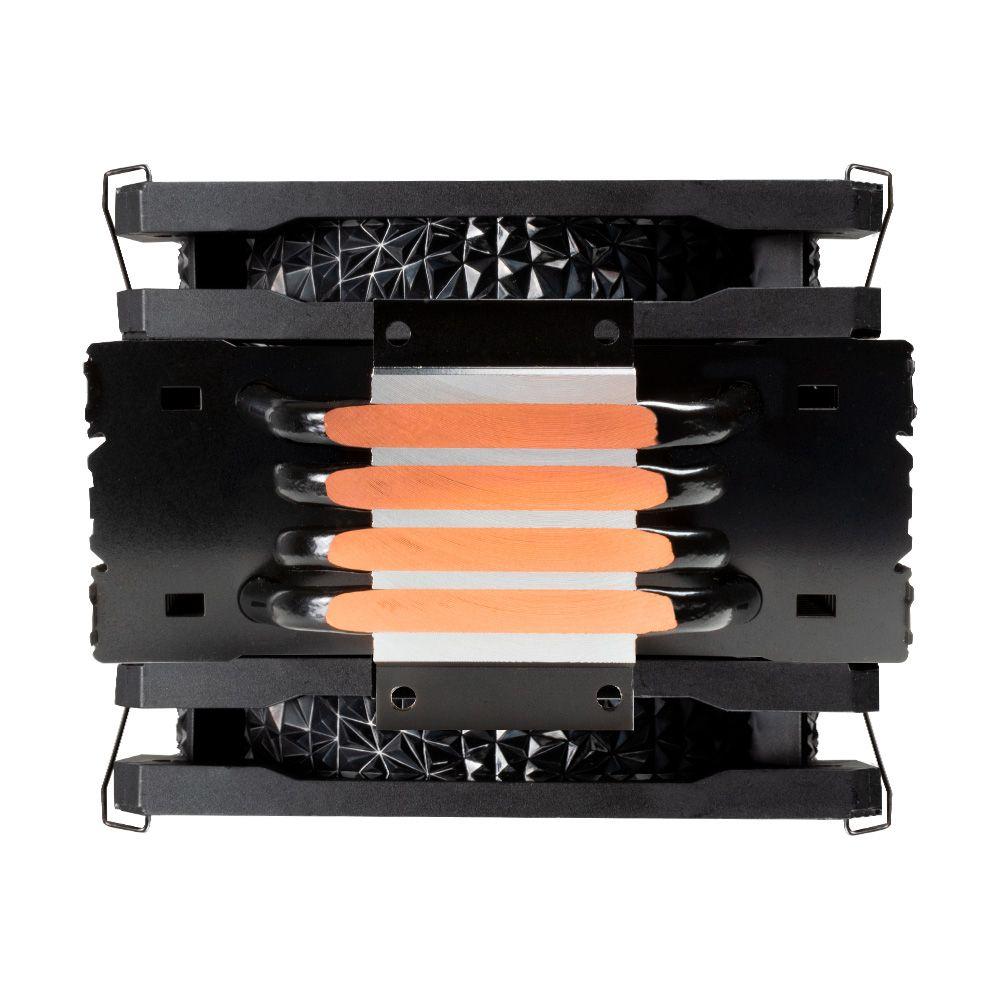 Cooler CPU ABYSM Snow IV ARGB (120 mm - 1600 RPM - Multi - Preto), miniatura 5