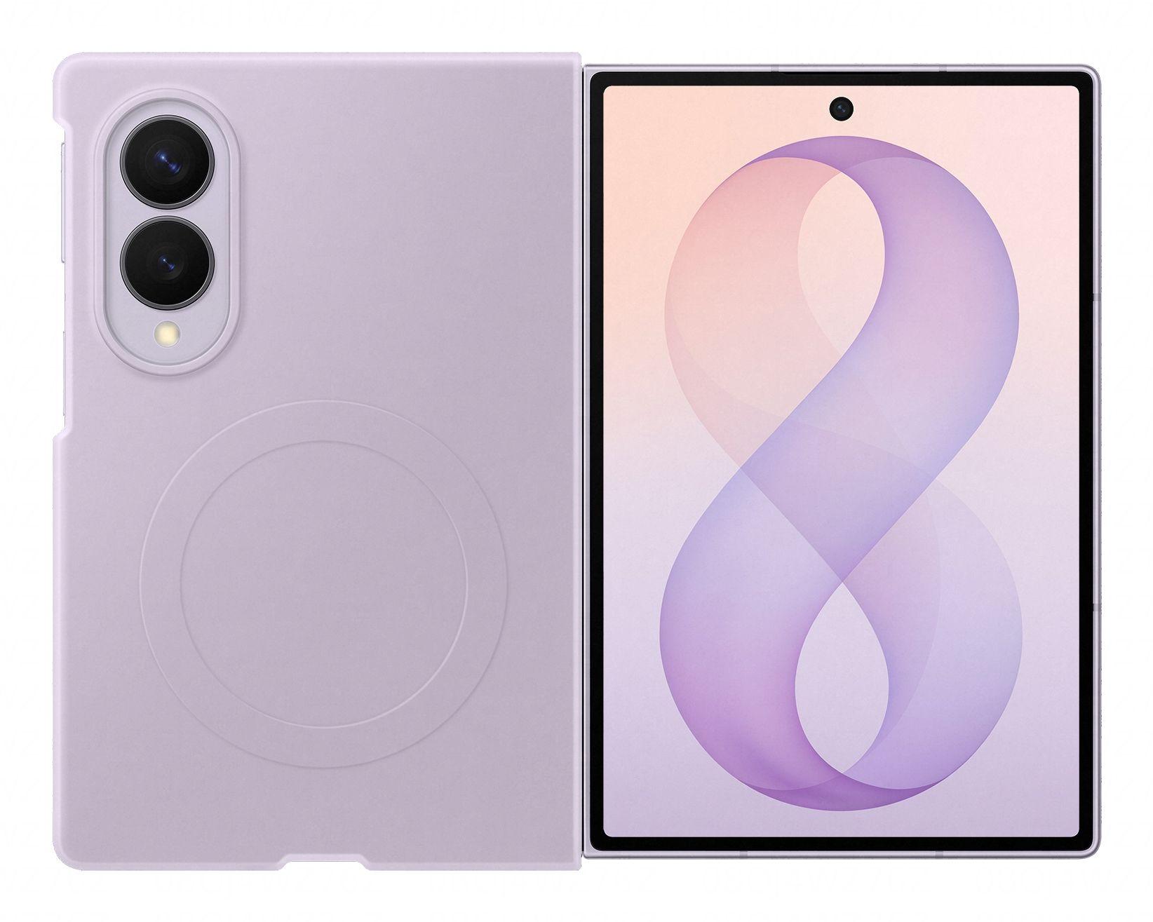 Capa Magnética de Silicone SAMSUNG Galaxy Z Fold8 (Silicone - Violeta)