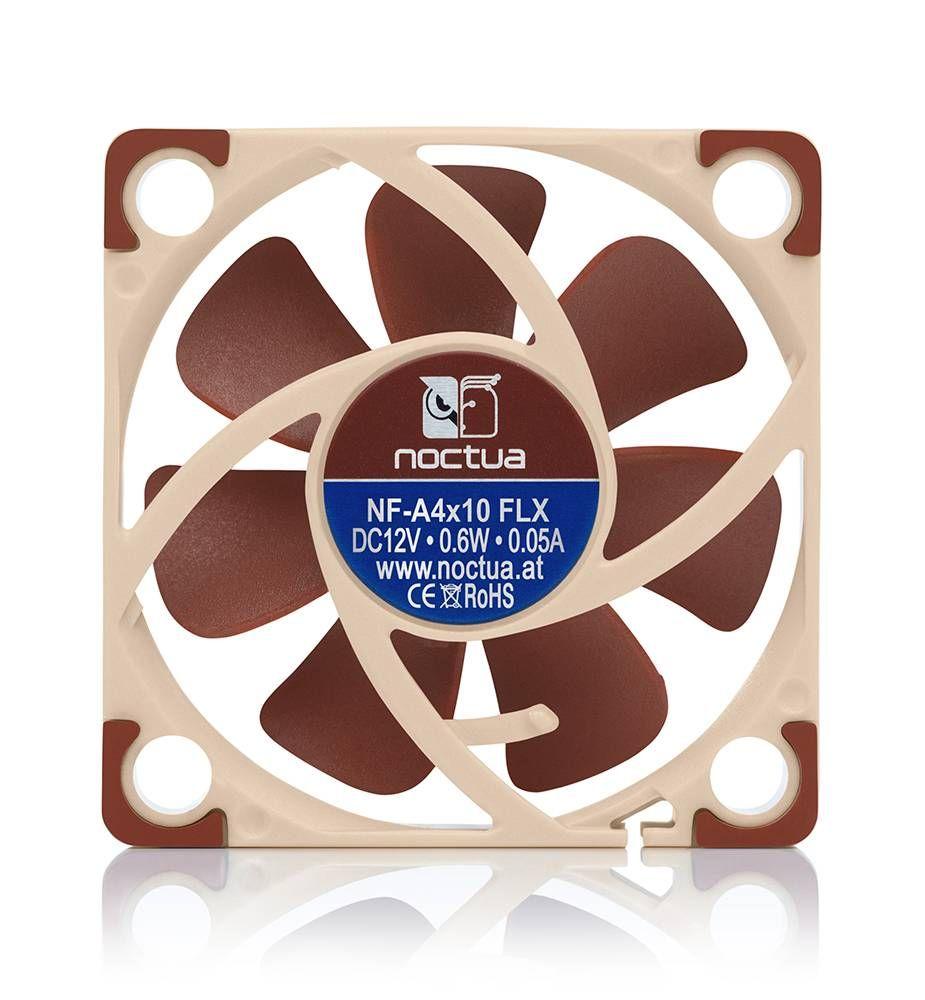 Ventoinha NOCTUA NF-A4x10 FLX (Não suportado - 0,25 W - Bege/Castanho), miniatura 5