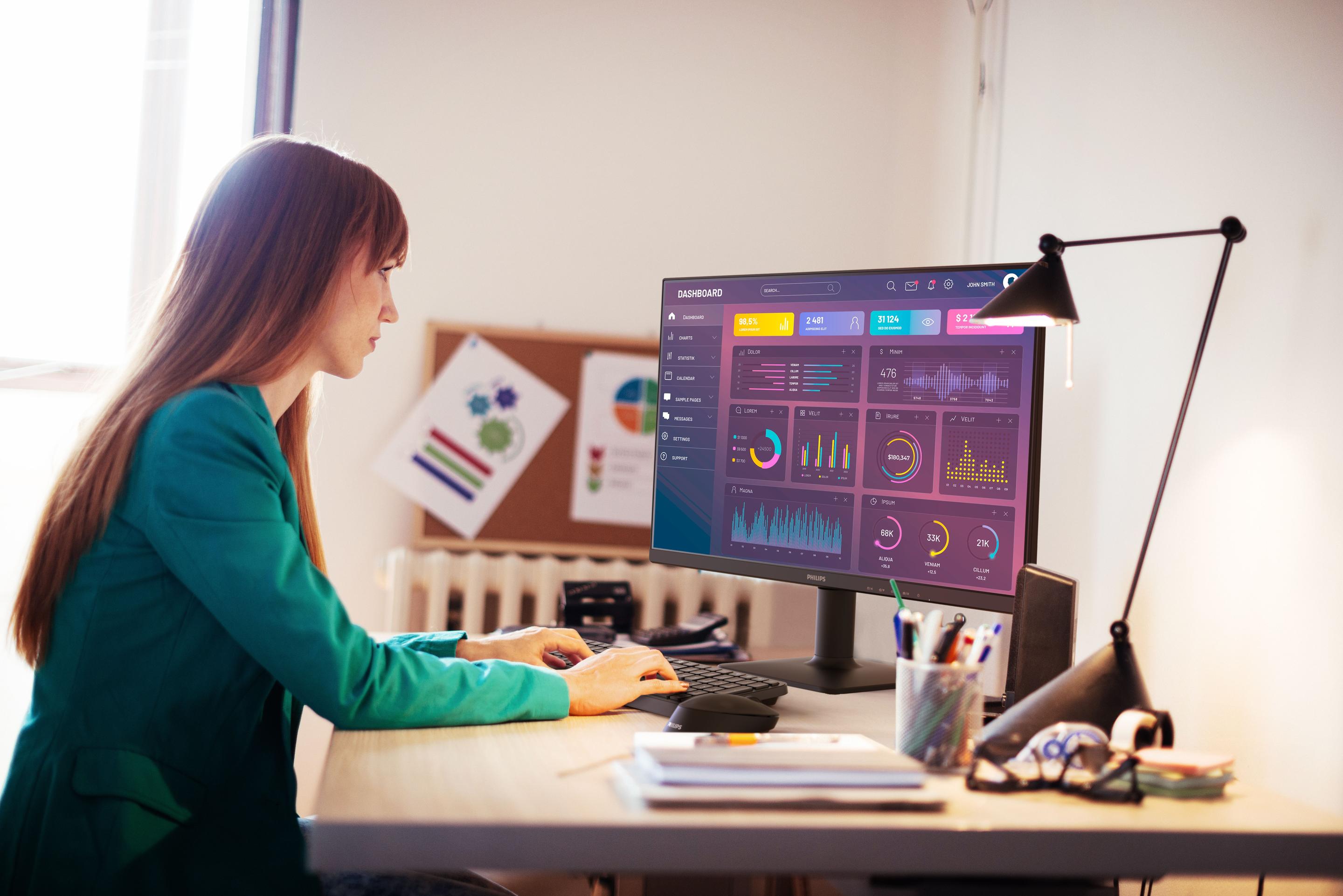 Monitor PHILIPS 27E2N1100L/00 (27" - VA - 100 Hz - Preto) — miniatura 5