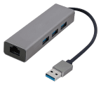 Hub USB GEMBIRD A-AMU3-LAN-01 (0,17 m - USB Type-A)