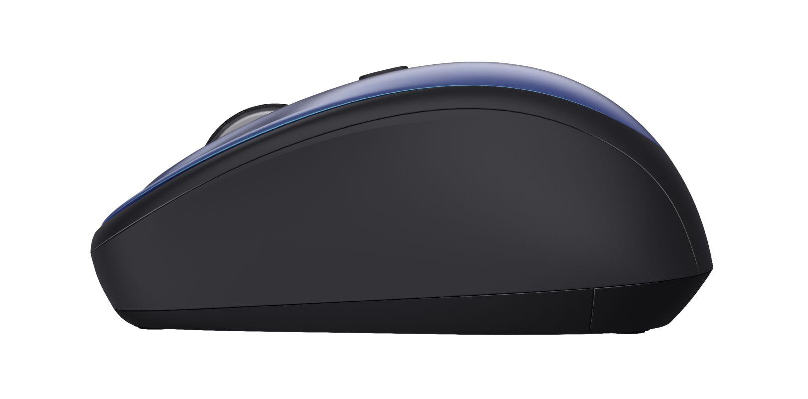 Rato TRUST Yvi+ Eco Blue (Mão direita - 1600 DPI - Ótico - Preto e Azul), miniatura 3