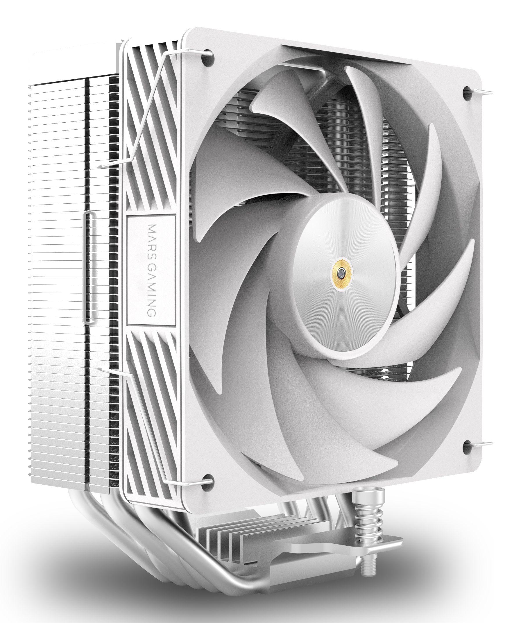 Cooler CPU MARS GAMING MCPU-X5 (120 mm - 1 ventoinha - 2000 RPM - Branco)