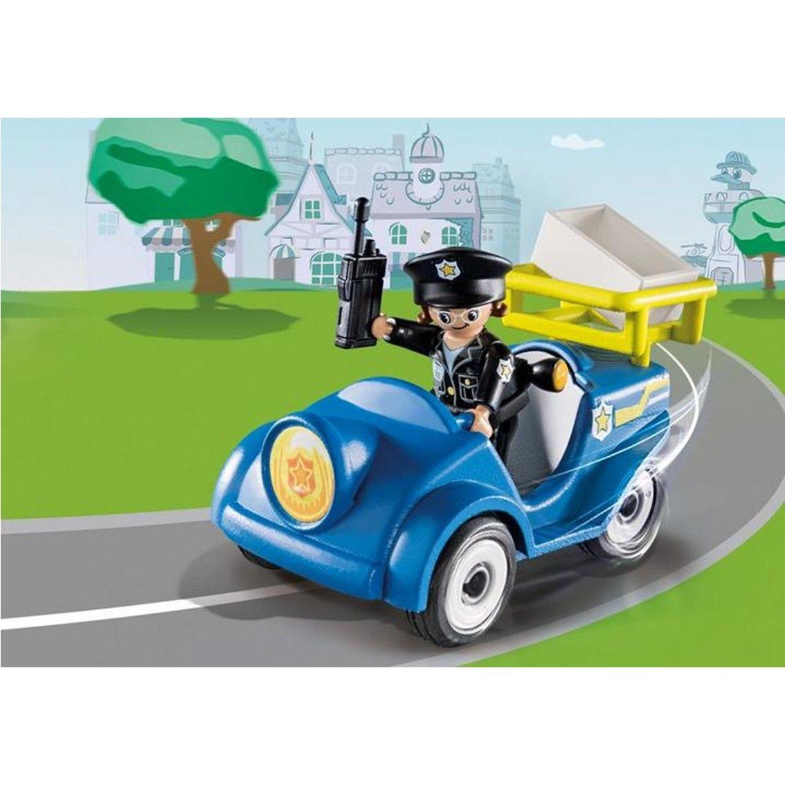 Conjunto de Brinquedo PLAYMOBIL Duck on Call 70829 (Polly e Mini Carro de Polícia)