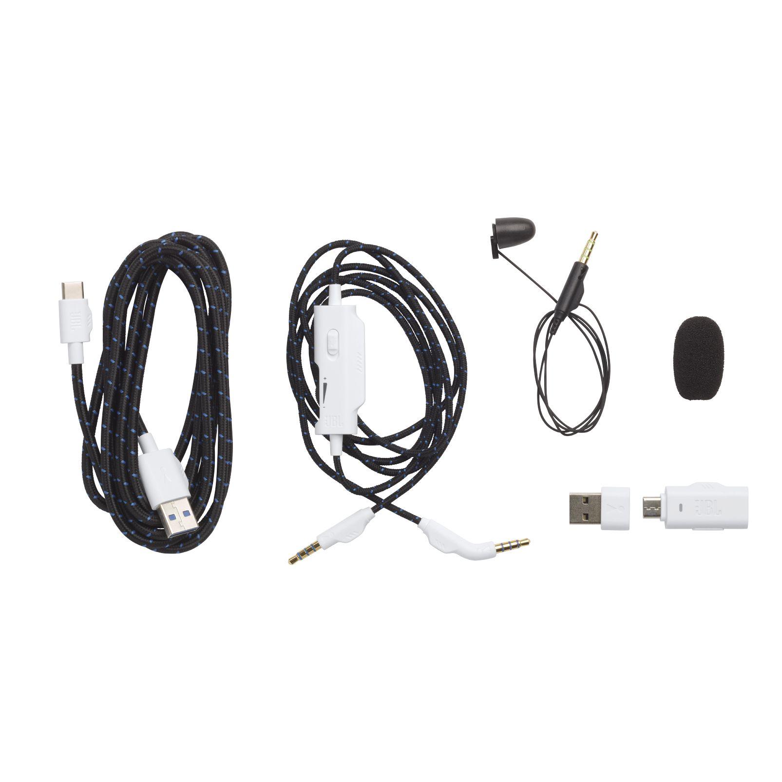 Headset Gaming JBL Quantum 910P (Binaural - Com fios e sem fios - Circum-aural - Azul/Branco) — miniatura 12