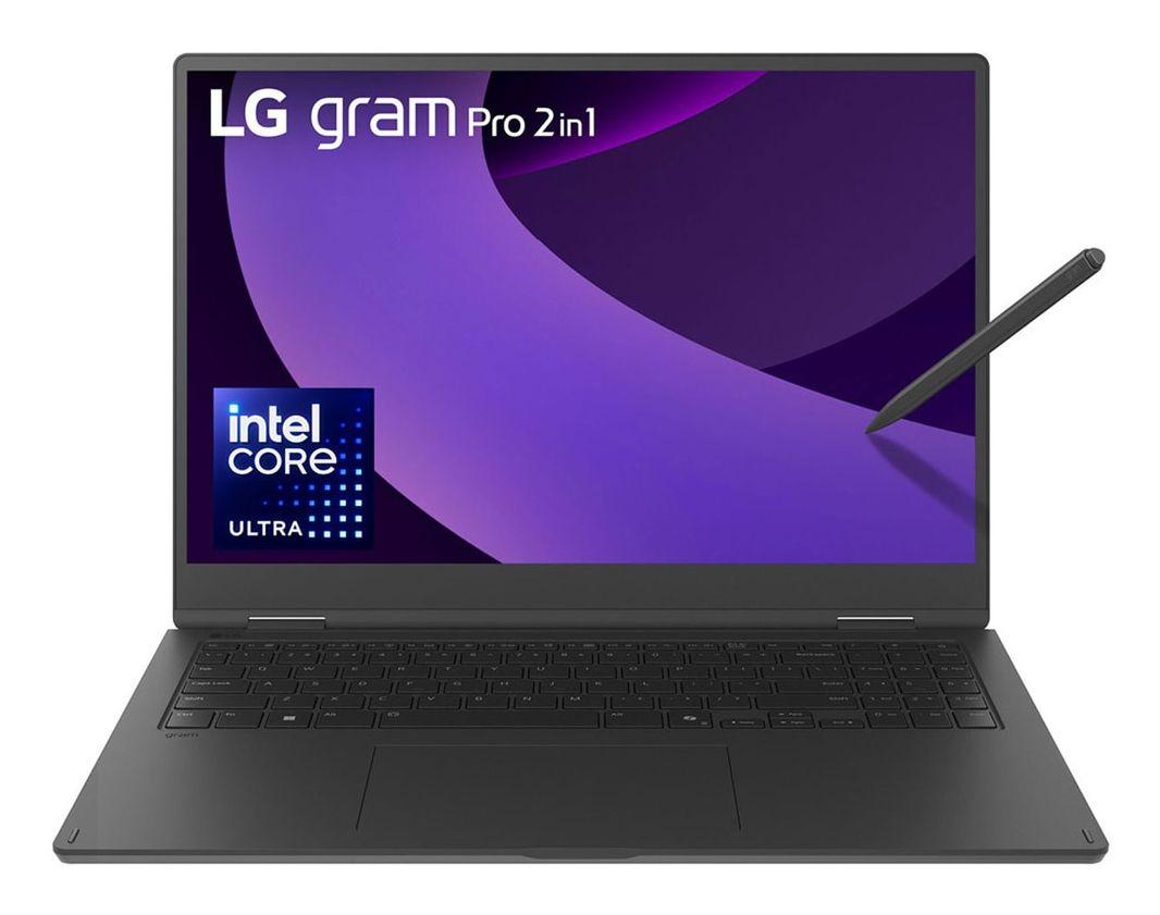 Portátil Híbrido 2 em 1 LG Gram Pro 16TB90TP-K.AP78G (Core Ultra 7 255H - 16GB RAM - 1TB SSD - OLED 16" - Layout DE - Preto)