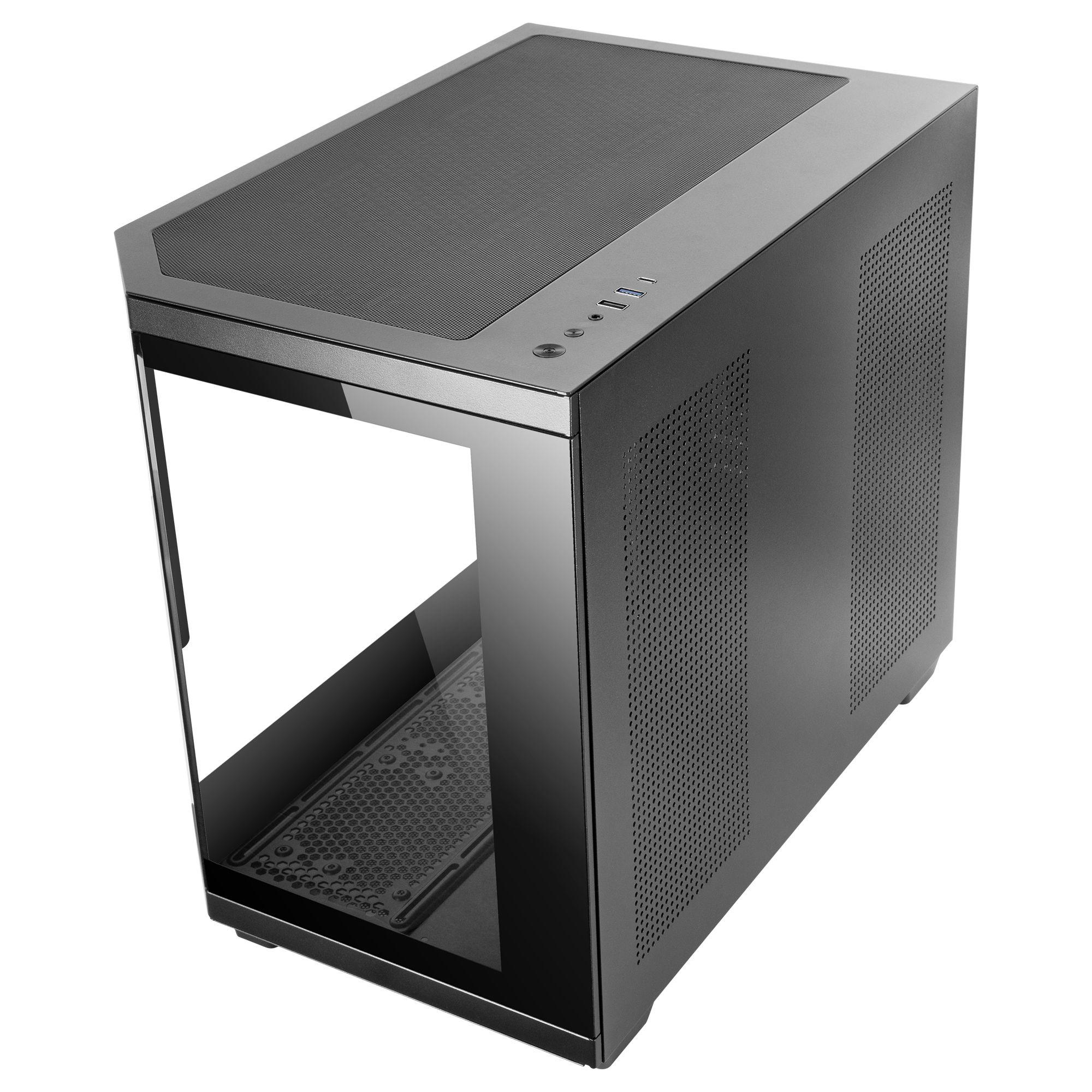 Caixa Micro-ATX MARS GAMING MC3TCORELCDM (Ecrã IPS 7,2" - Preto) — miniatura 4