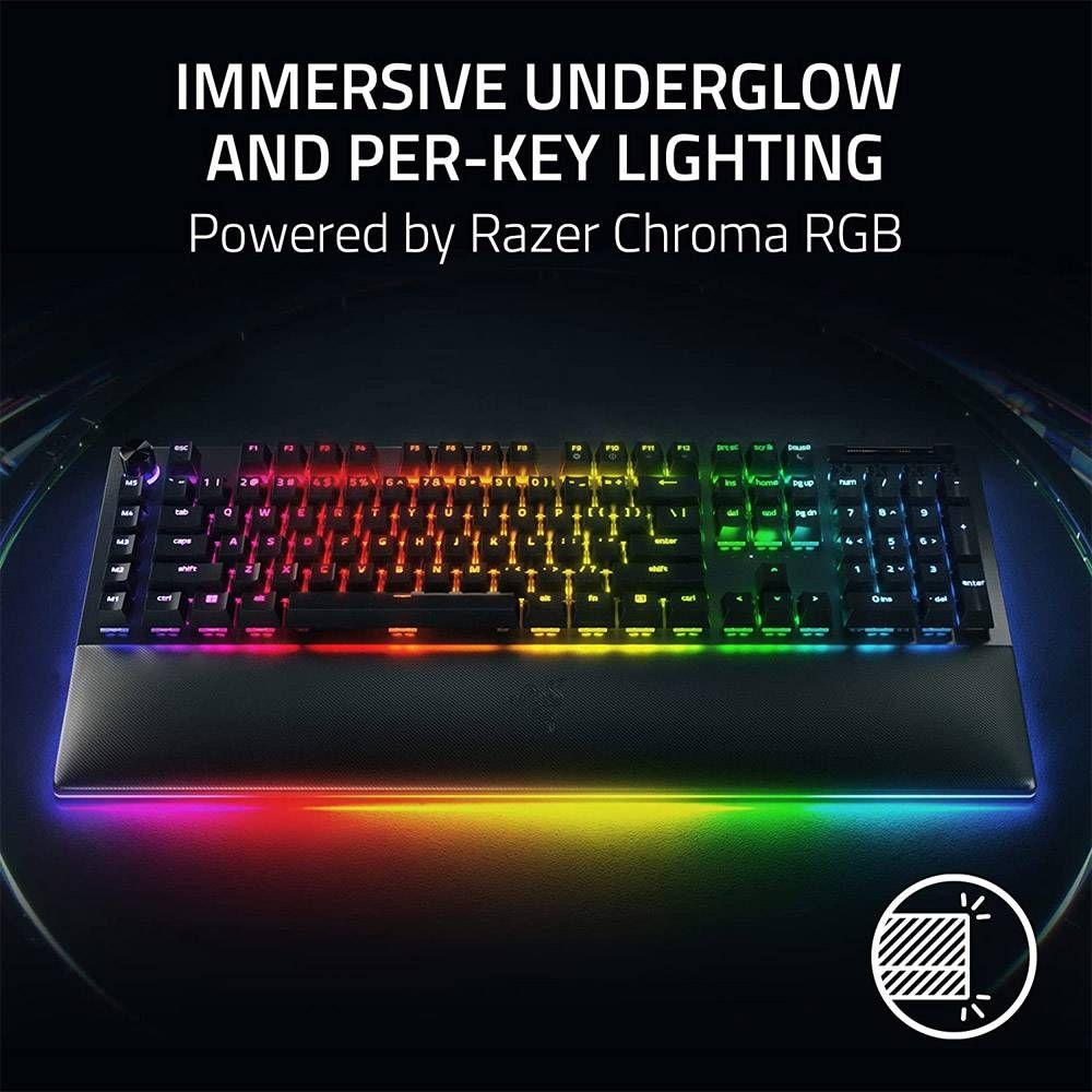 Teclado RAZER BlackWidow V4 Pro (Inglês - Mecânico - Tamanho completo - Preto) — miniatura 2