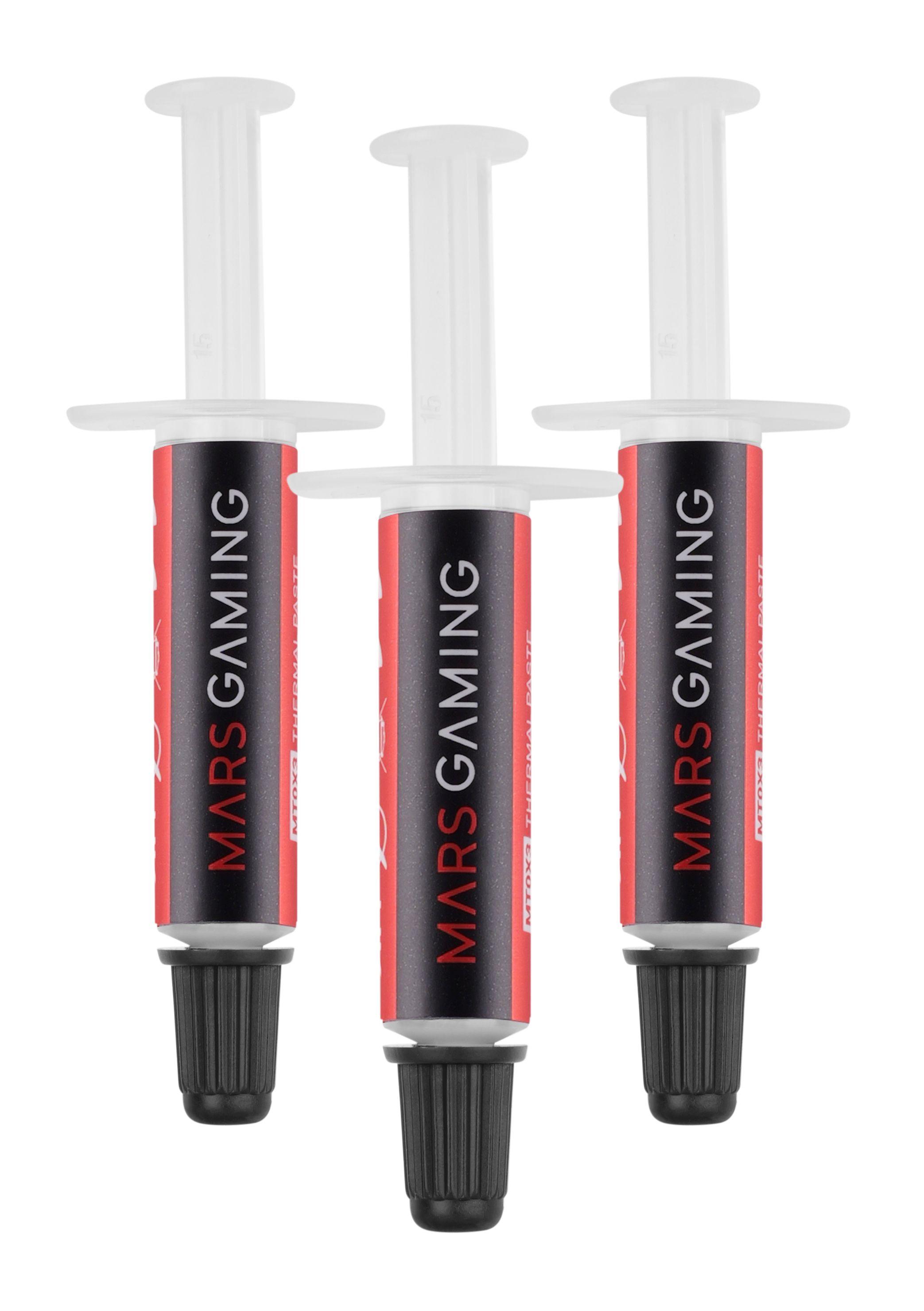 Pasta Térmica MARS GAMING MT0X3 (Seringa - Cola térmica - 6 W/m·K - Cinzento), miniatura 2