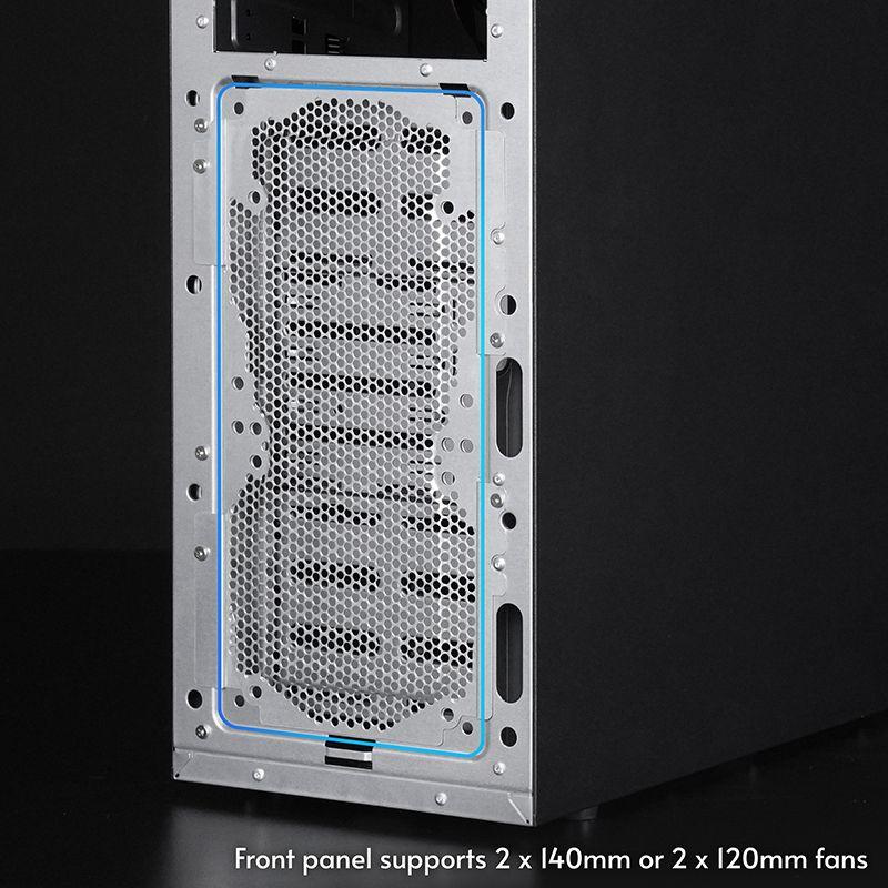 Caixa de Computador CHIEFTEC BW-01B-OP (ATX, Mini-ATX, Mini-ITX - Midi Tower - SGCC - Preto) — miniatura 15
