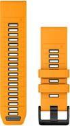 Bracelete GARMIN QuickFit 26 mm Silicone (Bracelete - Spark Orange/Graphite - Silicone - Laranja/Grafite)