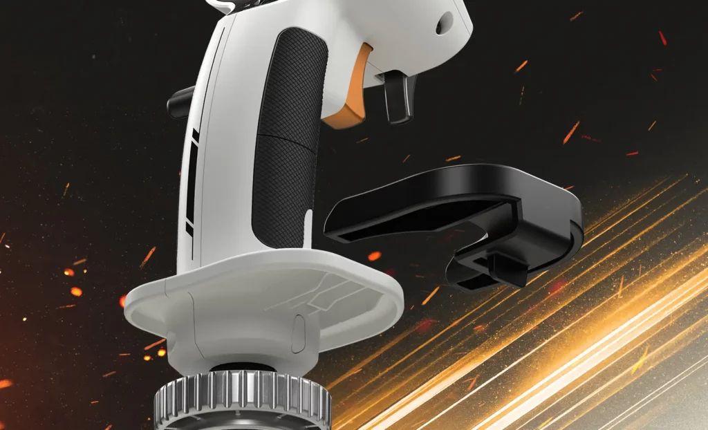 Joystick THRUSTMASTER SOL-R 1 Flightstick (PC - Com fios - Preto e Branco) — miniatura 5