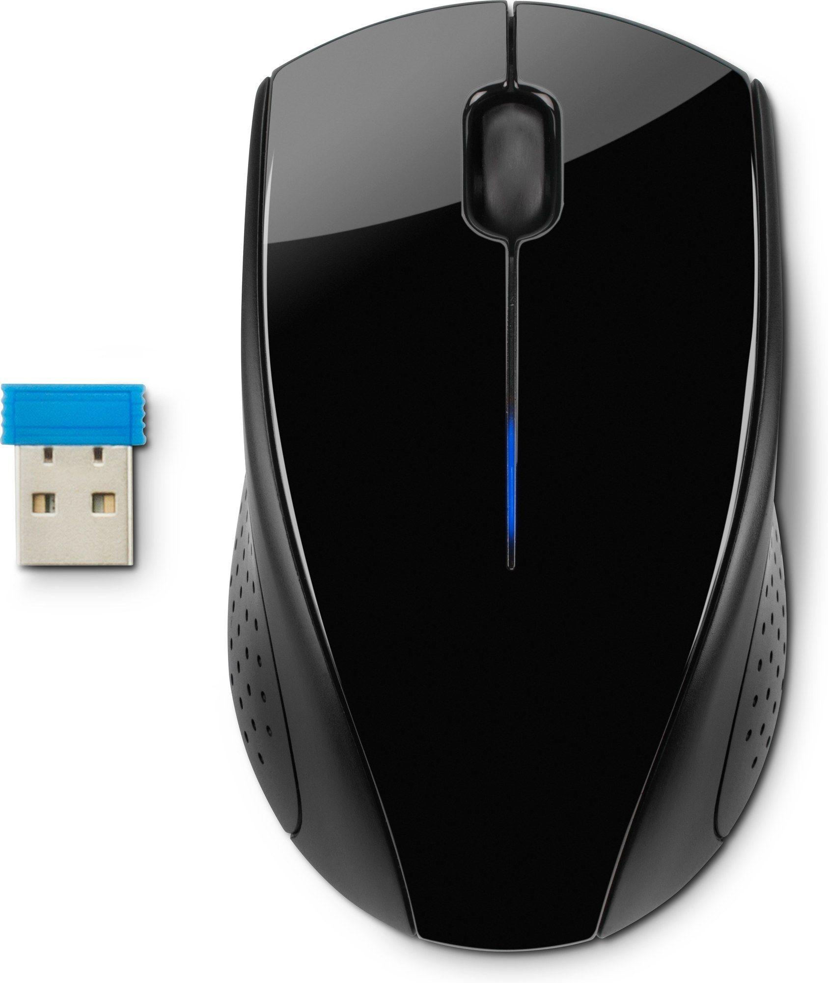 Rato HP 220 (Ambidestro - 1600 DPI - Ótico - Preto)
