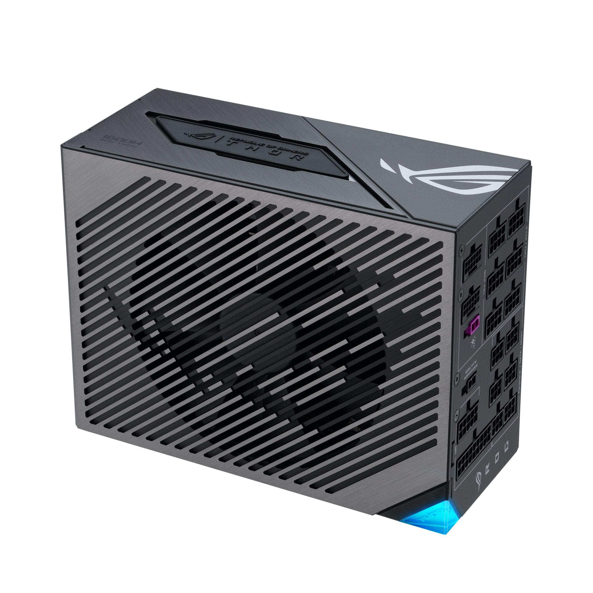 Fonte de Alimentação ASUS ROG Thor 1600T3 Gaming (ATX - 1600 W - 80 PLUS Titanium - Cinzento), miniatura 10