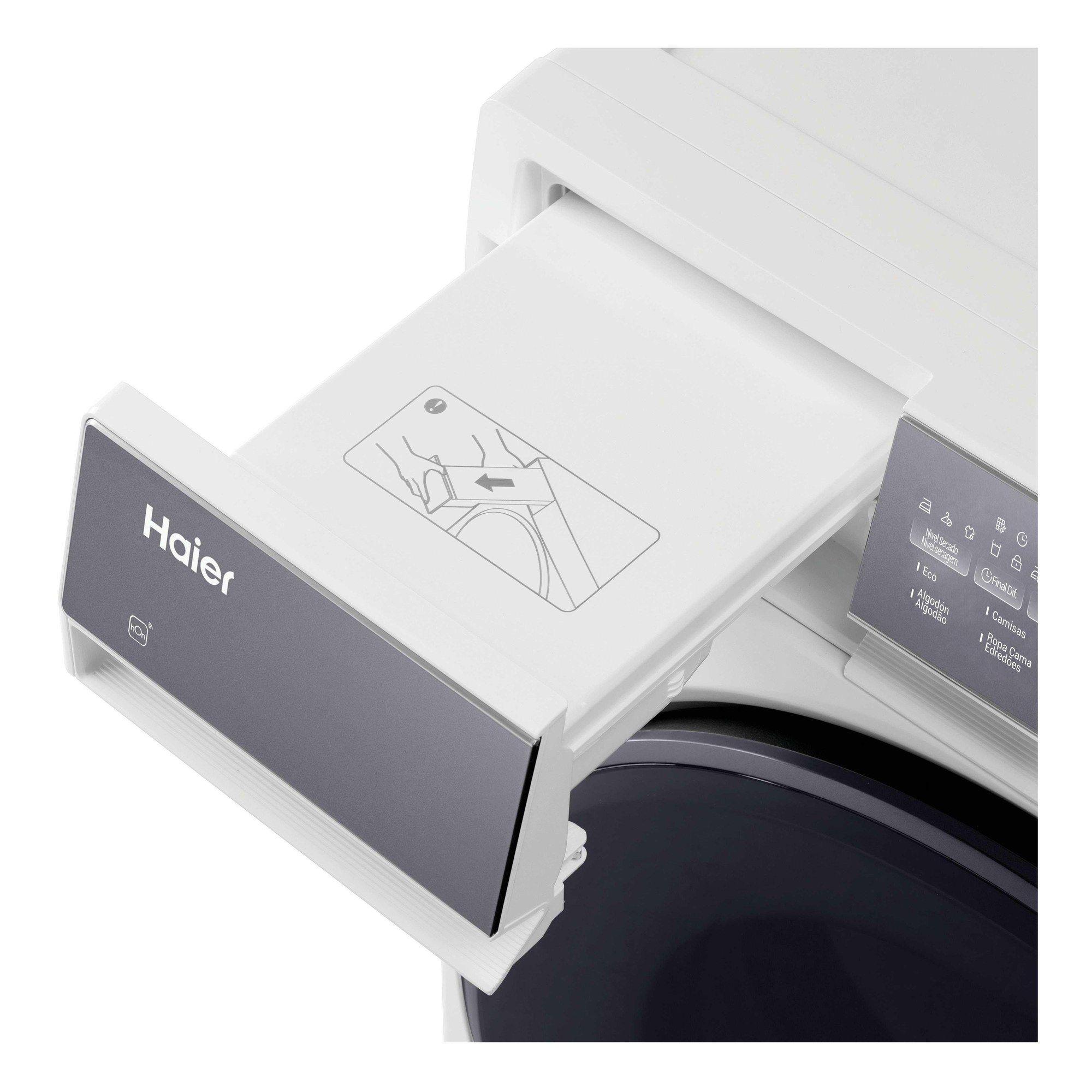 Máquina de Secar Independente HAIER HD90C367ANU1IB (9 kg - Bomba de calor - Direita - Branco) — miniatura 6