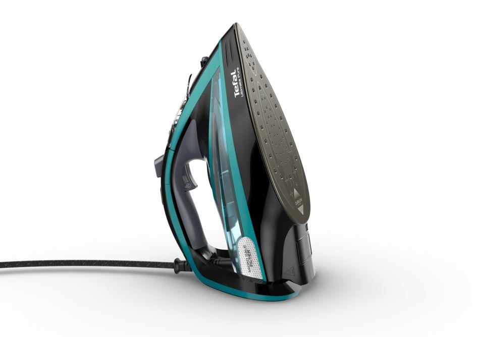 Ferro de Engomar a Vapor TEFAL FV9844E0 (3200 W - 0,35 l - Base Autoclean Durilium - Preto e Azul), miniatura 2