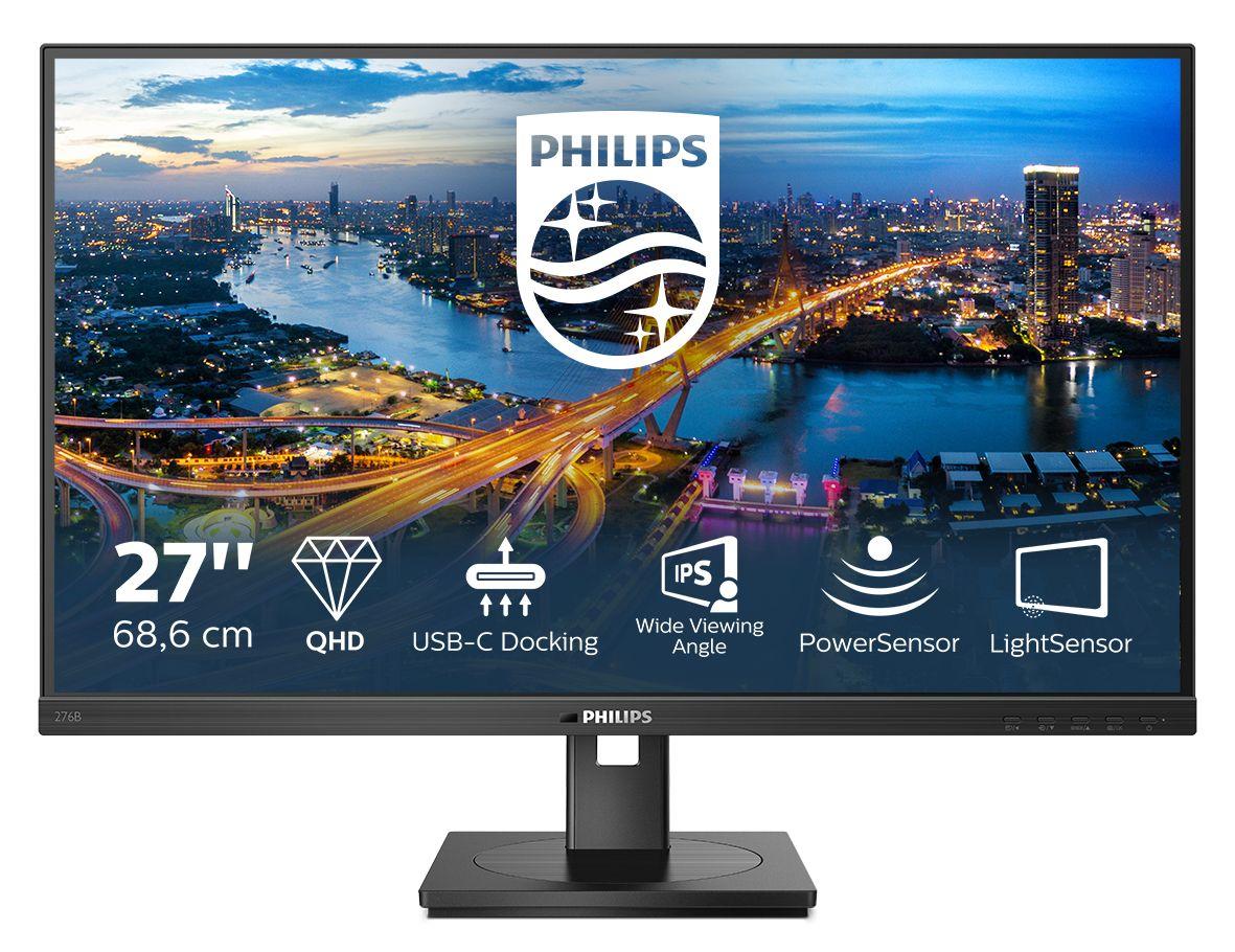 Monitor PHILIPS 276B1/00 (27" - IPS - 75 Hz - Preto)