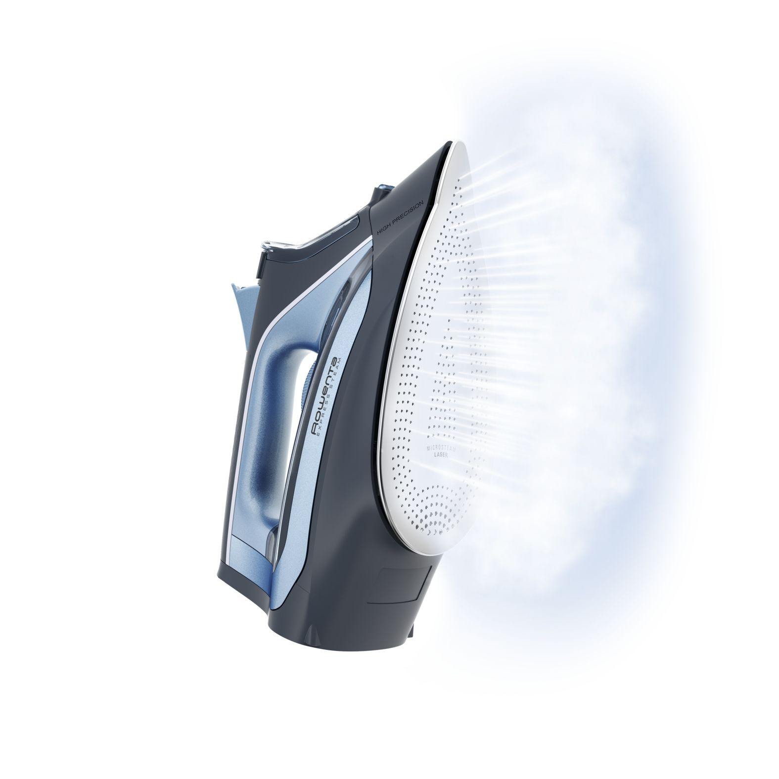Ferro de Engomar a Vapor ROWENTA DW4320D1 (2500 W - 0,25 l - 160 g/min - Azul), miniatura 2