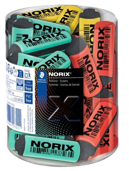 Borracha STAEDTLER Norix 523 KP30 (PET - Cores sortidas)
