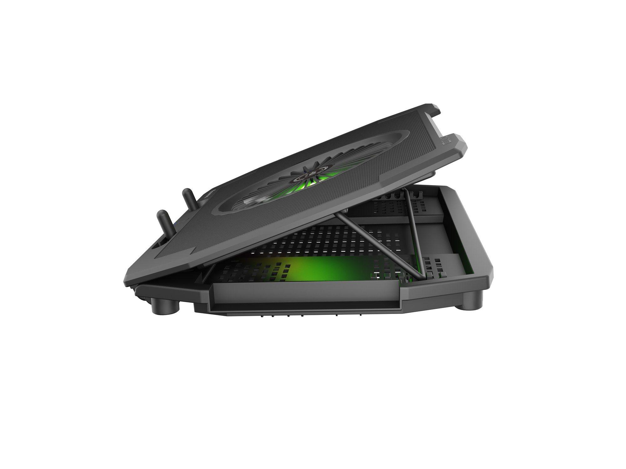 Base de Refrigeração para Portátil GENESIS Oxid 850 (17,3" - 5 Ventoinhas - RGB - Preto), miniatura 10