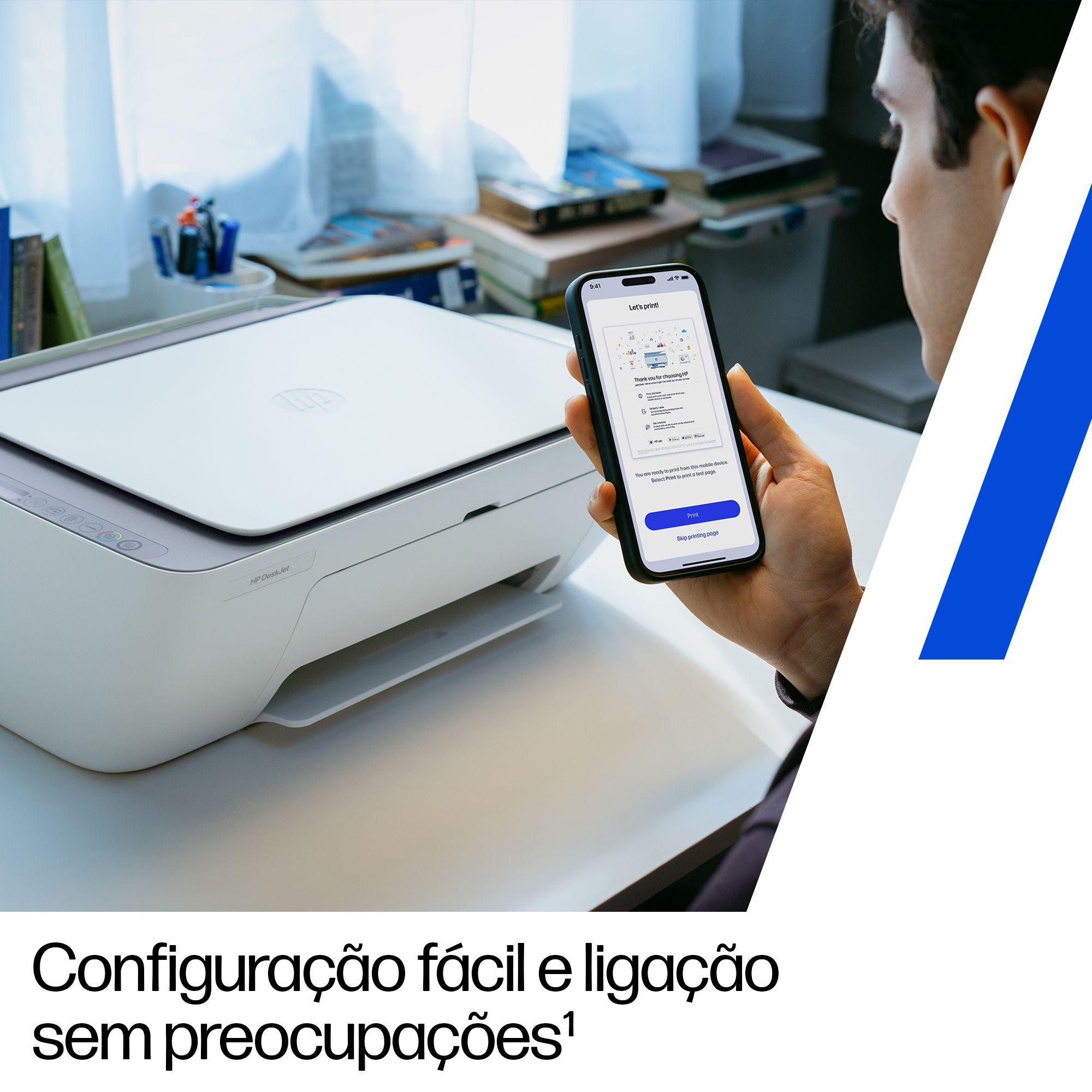 Impressora Multifunções HP DeskJet 2922 (A4 - Impressão a cores - 60 folhas - Branco), miniatura 9