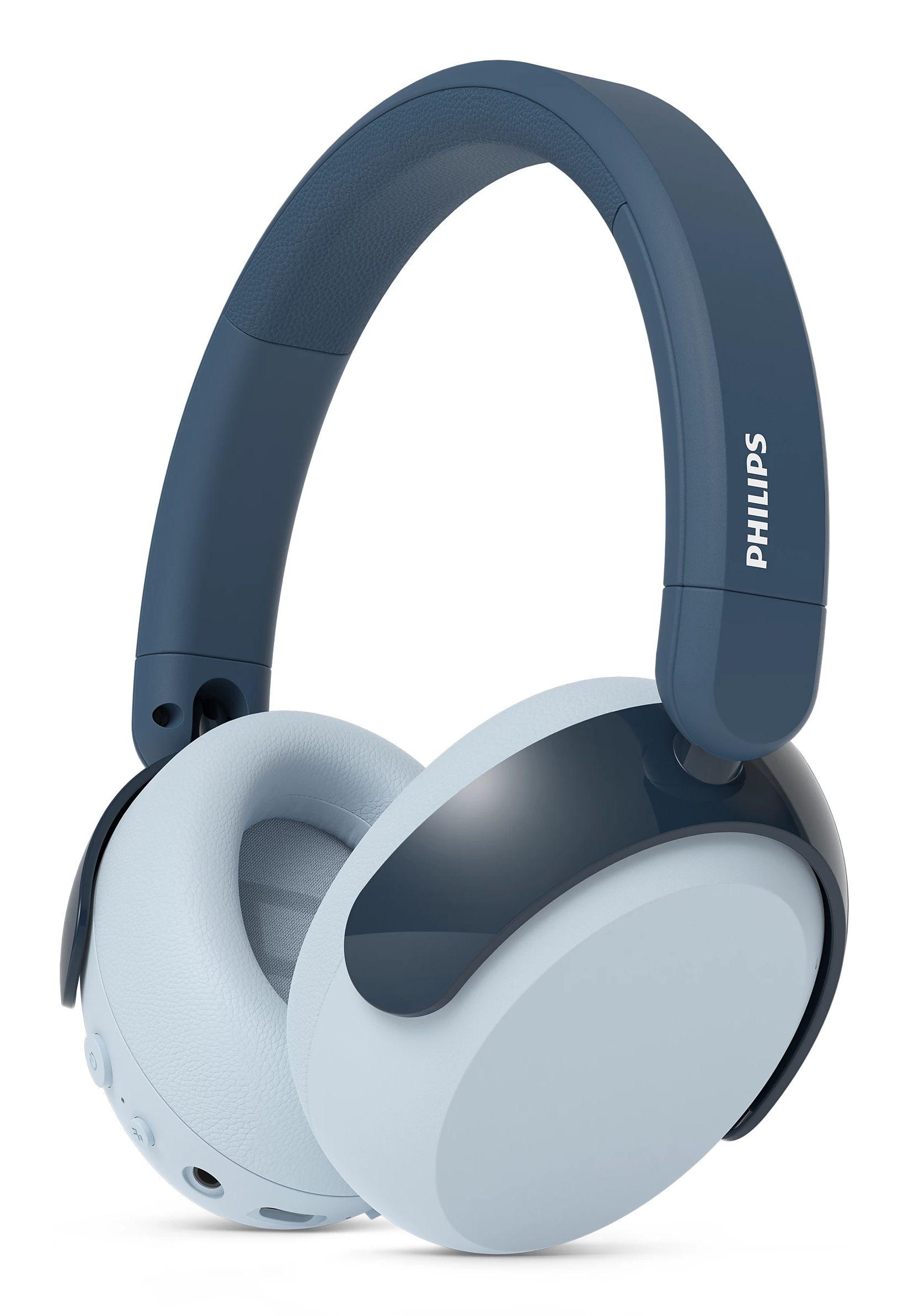 Auscultadores PHILIPS TAK5500RT/00 (Binaural - Com fios e sem fios - Circum-aural - Azul e Verde)
