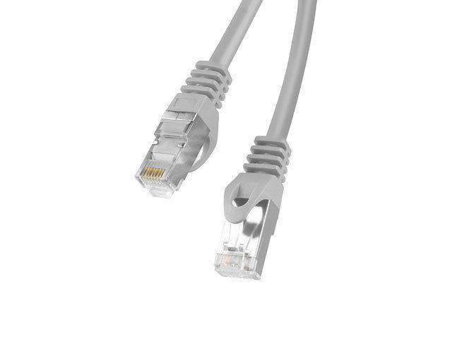 Cabo de Rede LANBERG PCF6-10CC-0150-S (1,5 m - Cat6 - RJ-45 - Cinzento)