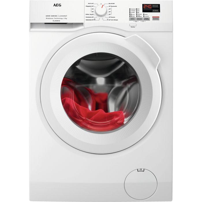 Máquina de Lavar Roupa Independente AEG L6FBC41478 (1400 RPM - B - 40 l - Branco)