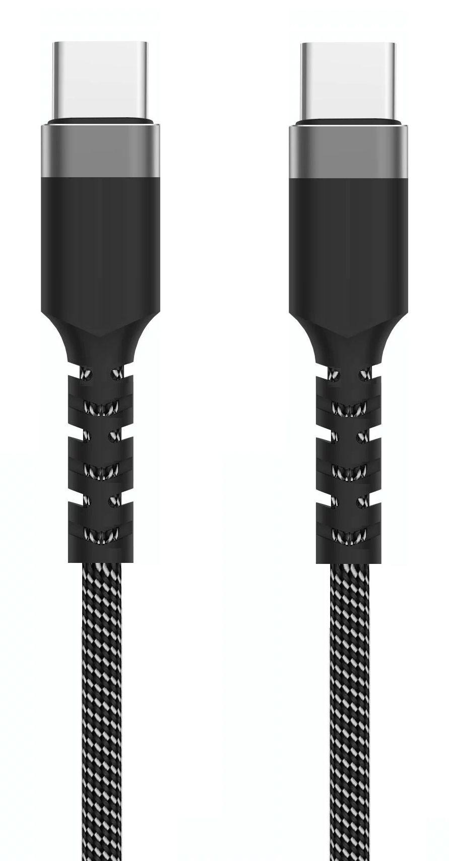 Cabo USB-C EWENT EC1098 (2 m - USB-C macho - Preto)