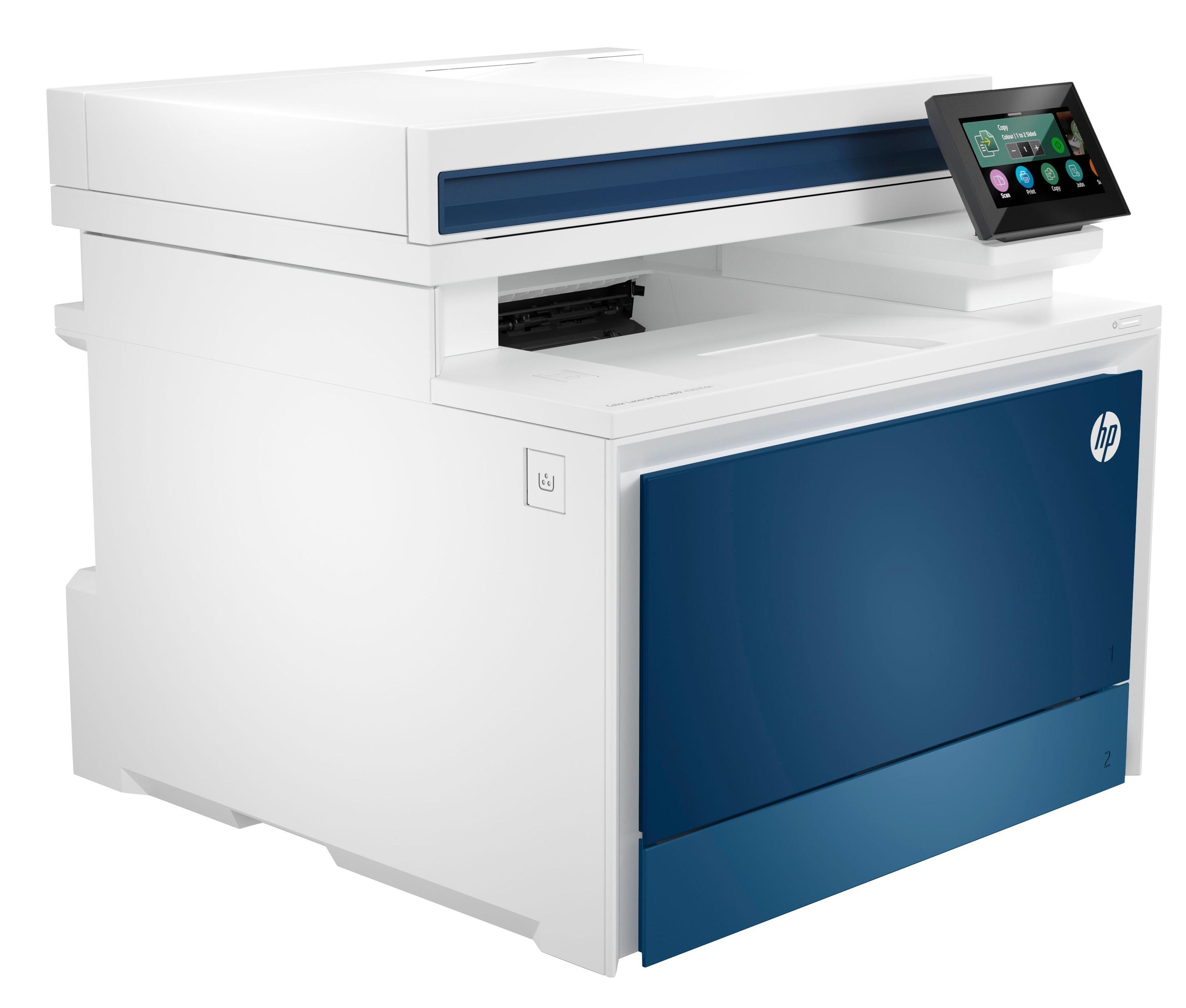 Impressora Multifunções HP Color LaserJet Pro 4302fdn (A4 - Impressão a cores - 300 folhas - Azul e Branco), miniatura 2