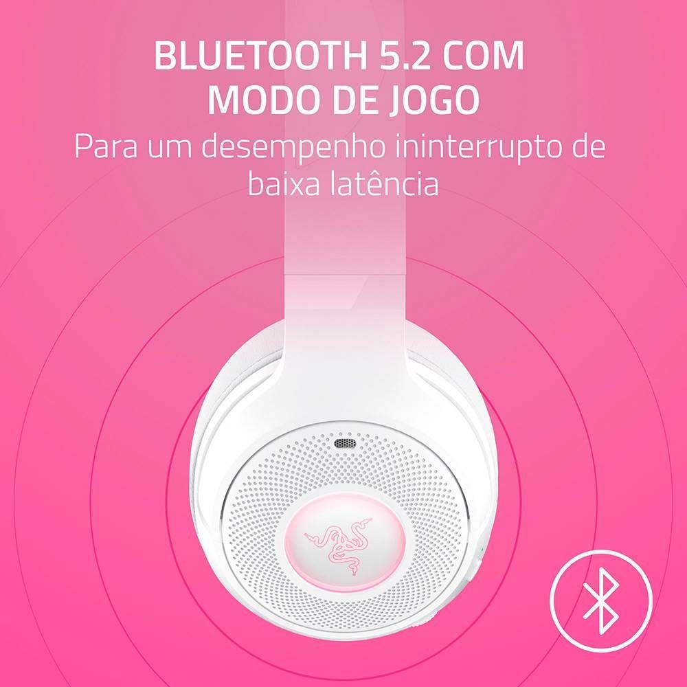 Headset RAZER Kraken Kitty V2 BT (Binaural - Sem fios - Circum-aural - Branco), miniatura 4