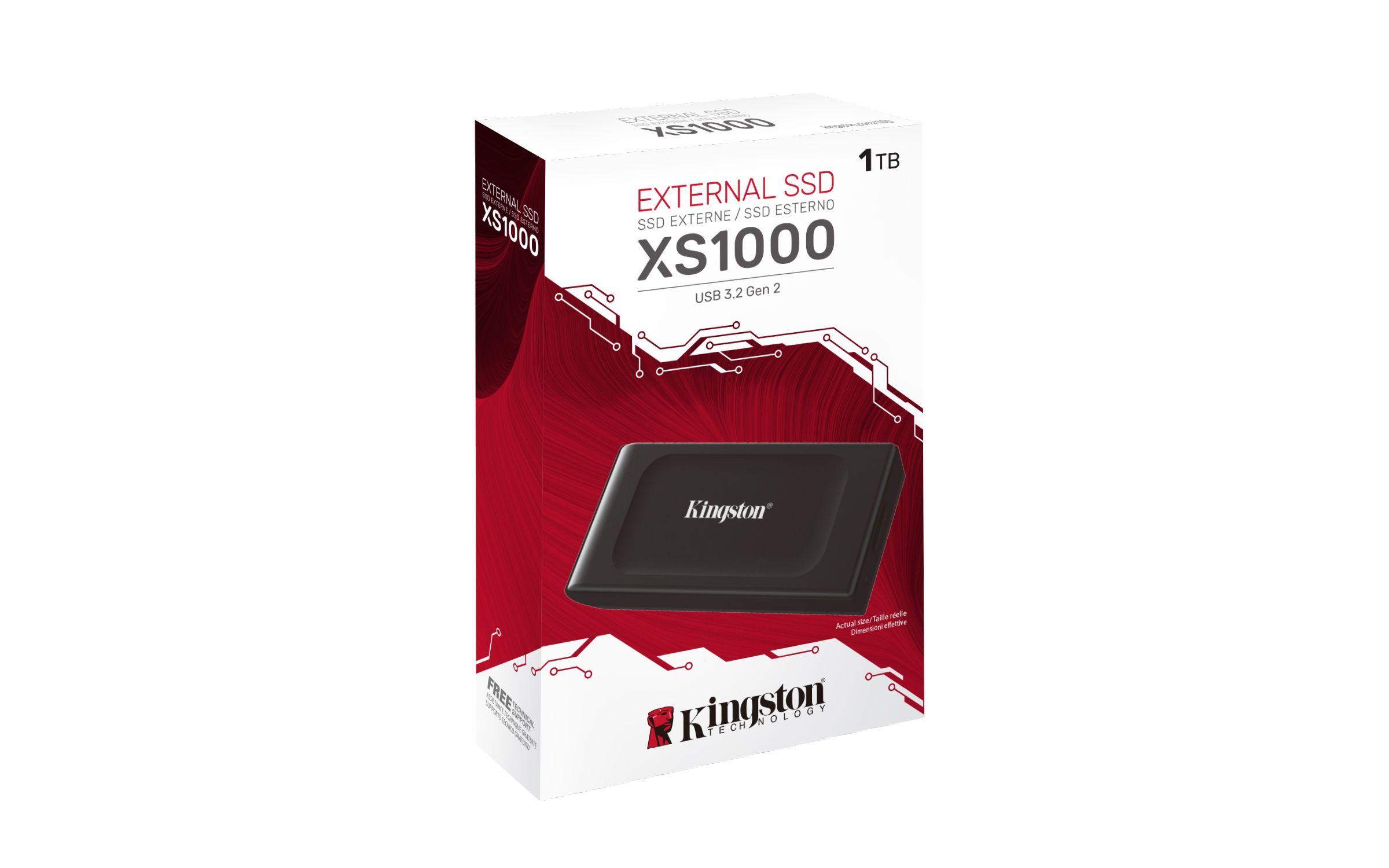 SSD KINGSTON XS1000 (1 TB - USB 3.2 Gen 2 Type-C - Preto) — miniatura 3