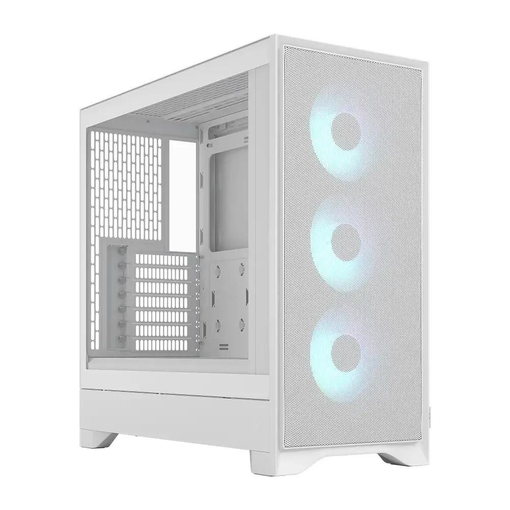 Caixa ATX FRACTAL DESIGN Pop 2 Air White TG RGB (ATX, Micro ATX, Mini-ITX - Midi Tower - Vidro temperado, aço - Branco) — miniatura 2