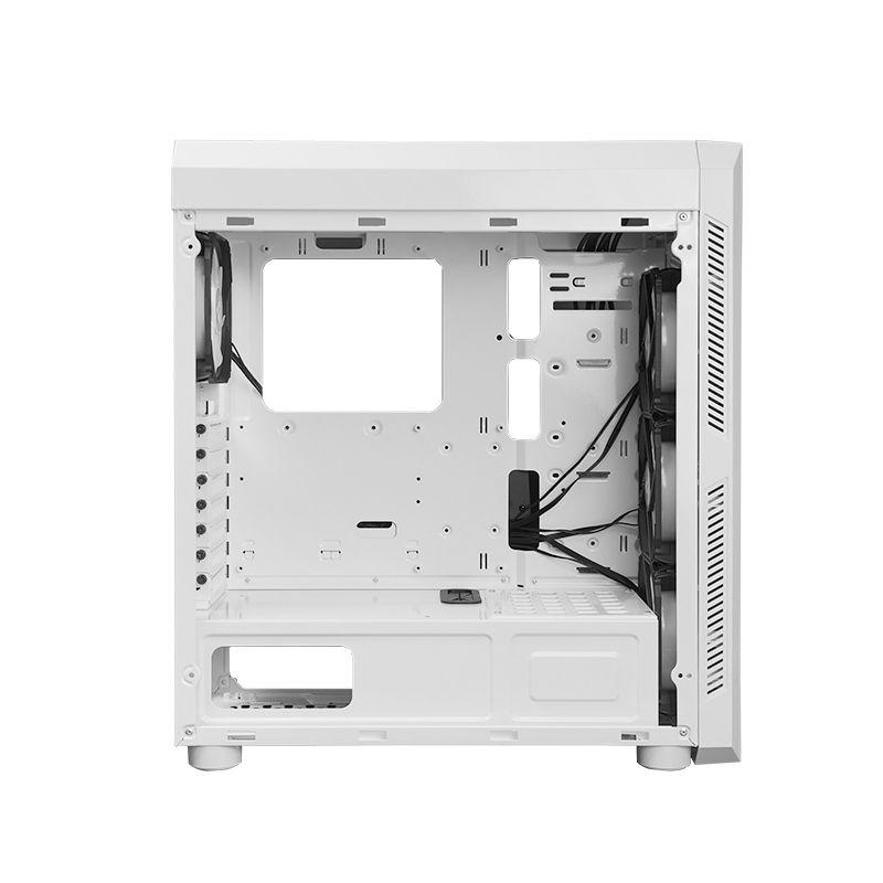Caixa de PC CHIEFTEC GL-03W-OP (ATX, Micro ATX, Mini-ITX - Midi Tower - Aço carbono, Vidro temperado - Branco) — miniatura 6