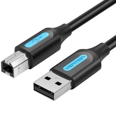 Cabo USB VENTION COQBD (0,5 m - USB B - USB A - Preto)