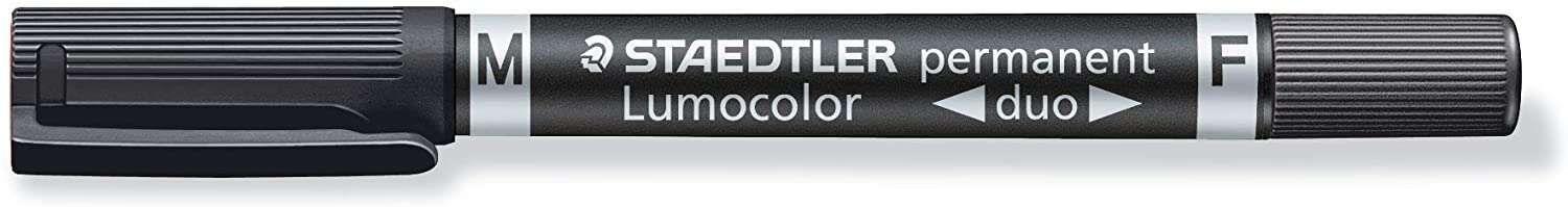 Marcador Permanente STAEDTLER Lumocolor 348 (Preto)