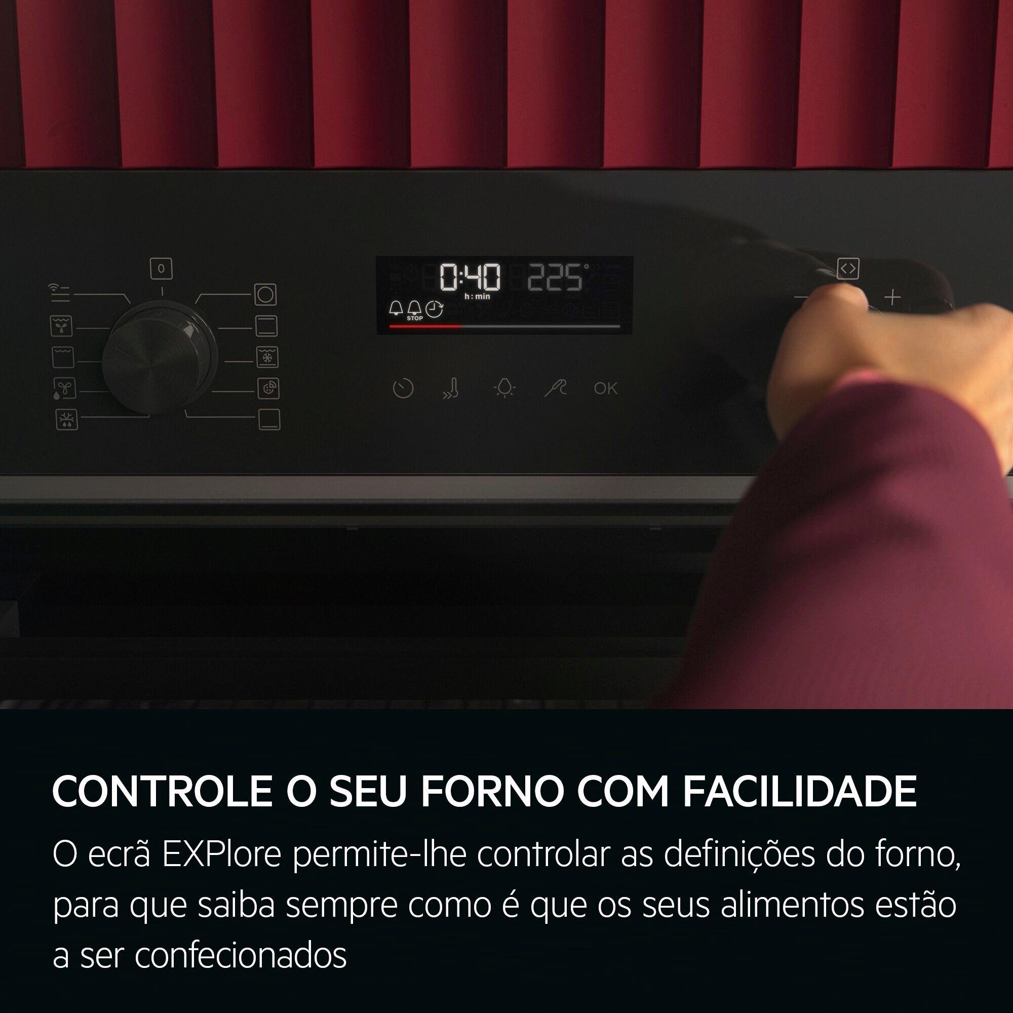 Forno Encastre AEG 5000 Series OU5PB41WSB (Forno elétrico - 72 l - 30-300 °C - Preto), miniatura 12