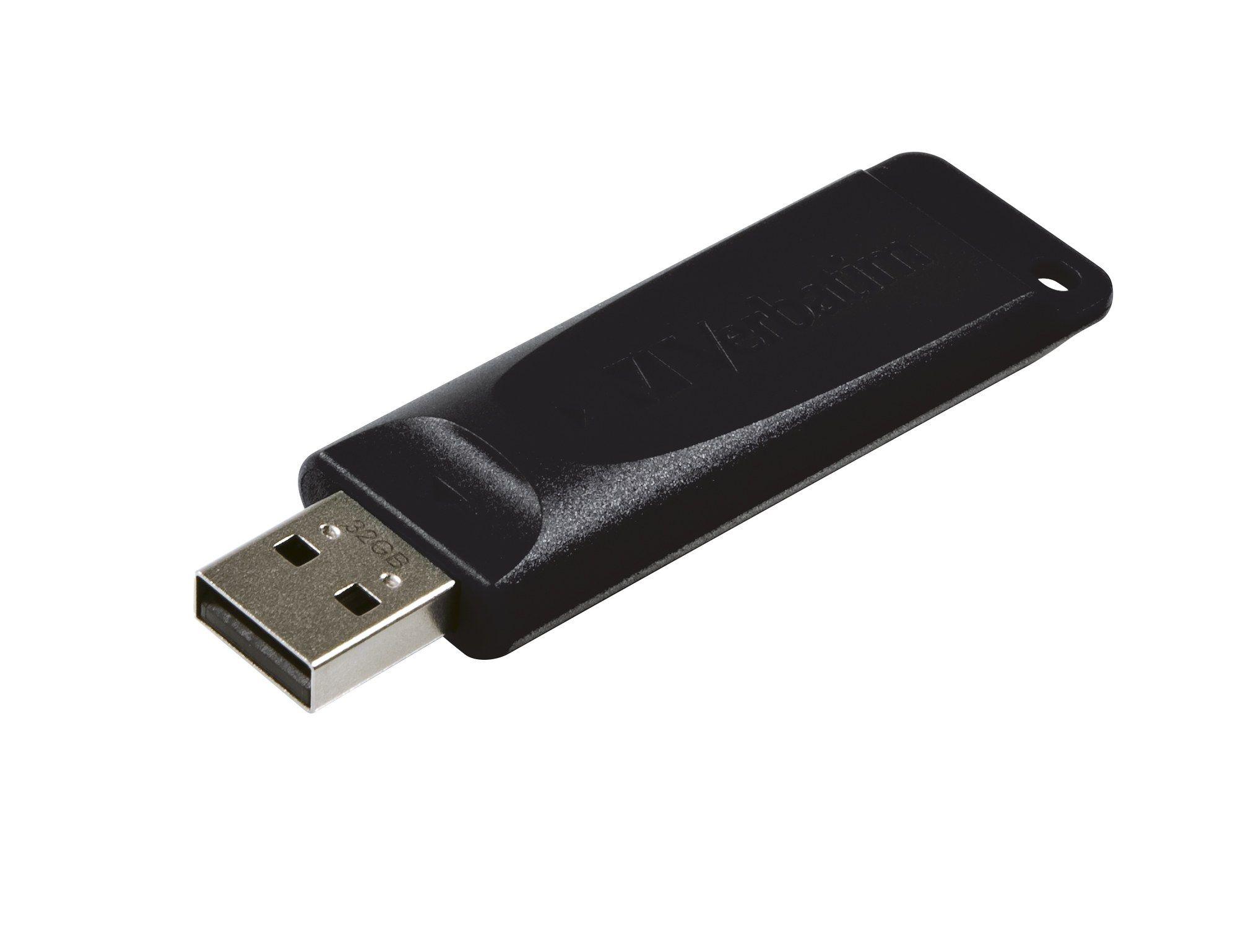 Pen USB VERBATIM Store'n Go Slider (USB Type-A - Deslizante - 10 MB/s - Preto) — miniatura 2