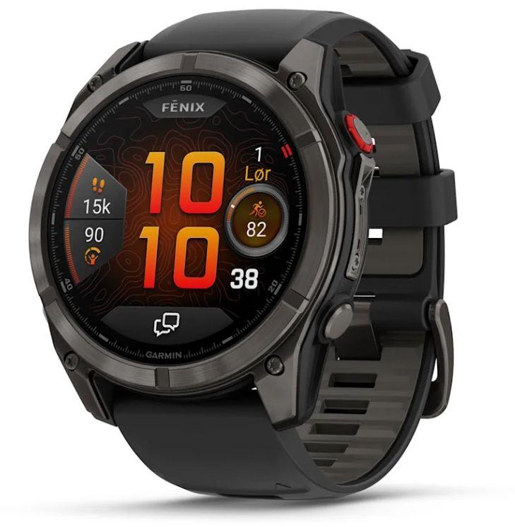 Relógio Multidesportivo GARMIN Fenix 8 Pro (Redondo - Android, iOS - AMOLED - Titânio/Preto)