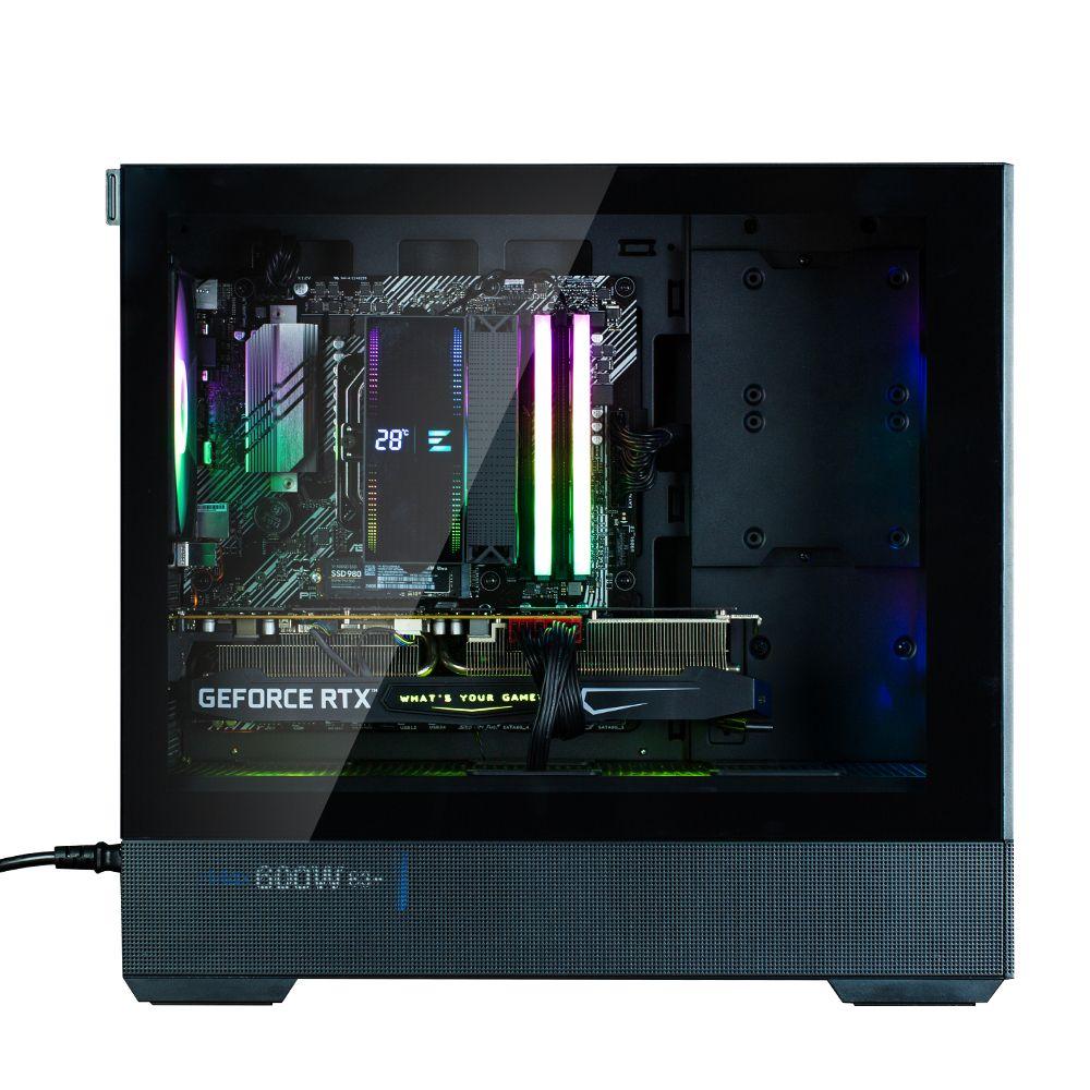 Caixa PC ZALMAN P30 AIR (Micro ATX, Mini-ITX - Mini Tower - Plástico, aço, vidro temperado - Preto) — miniatura 7
