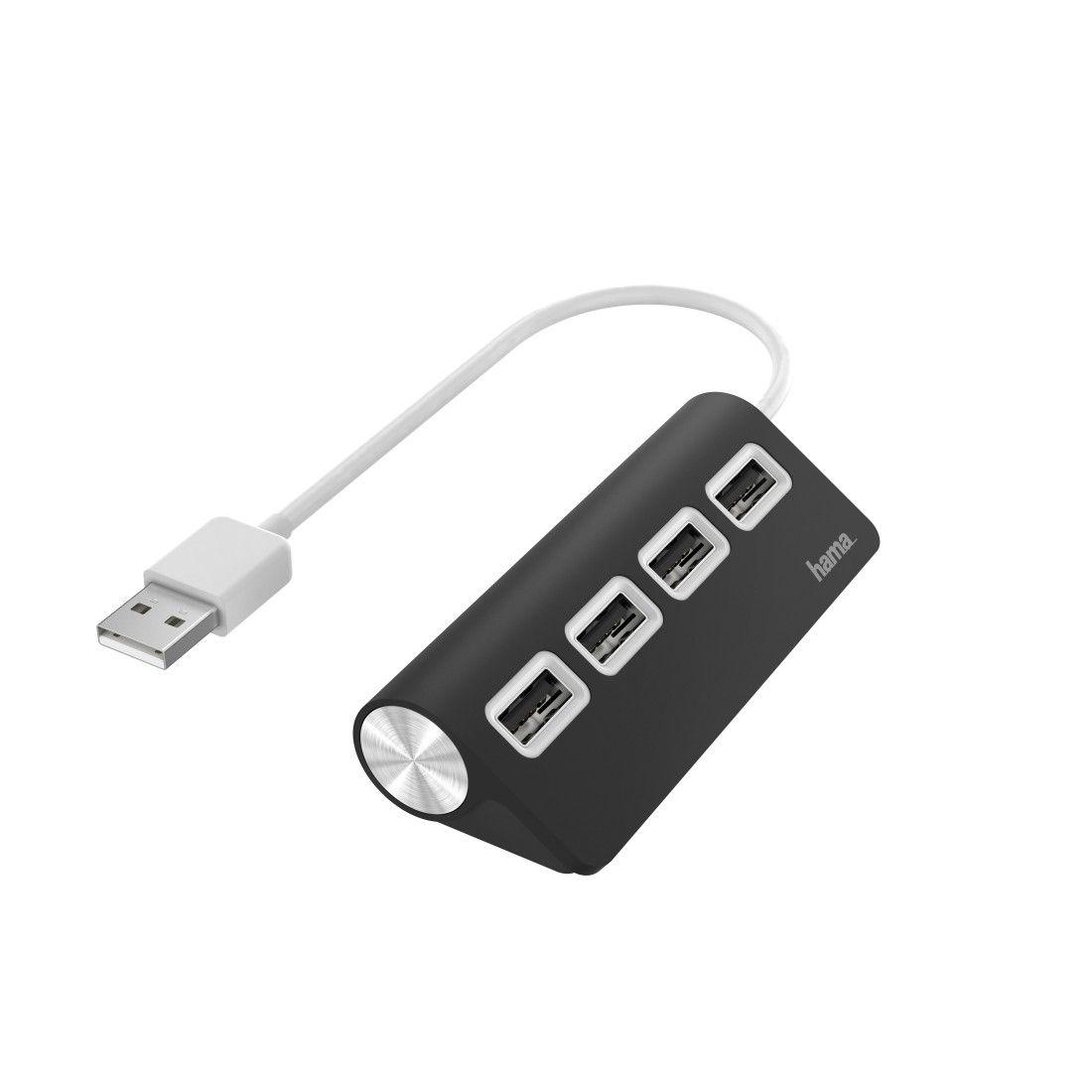 Hub USB HAMA 00200119 (0,15 m - Preto)
