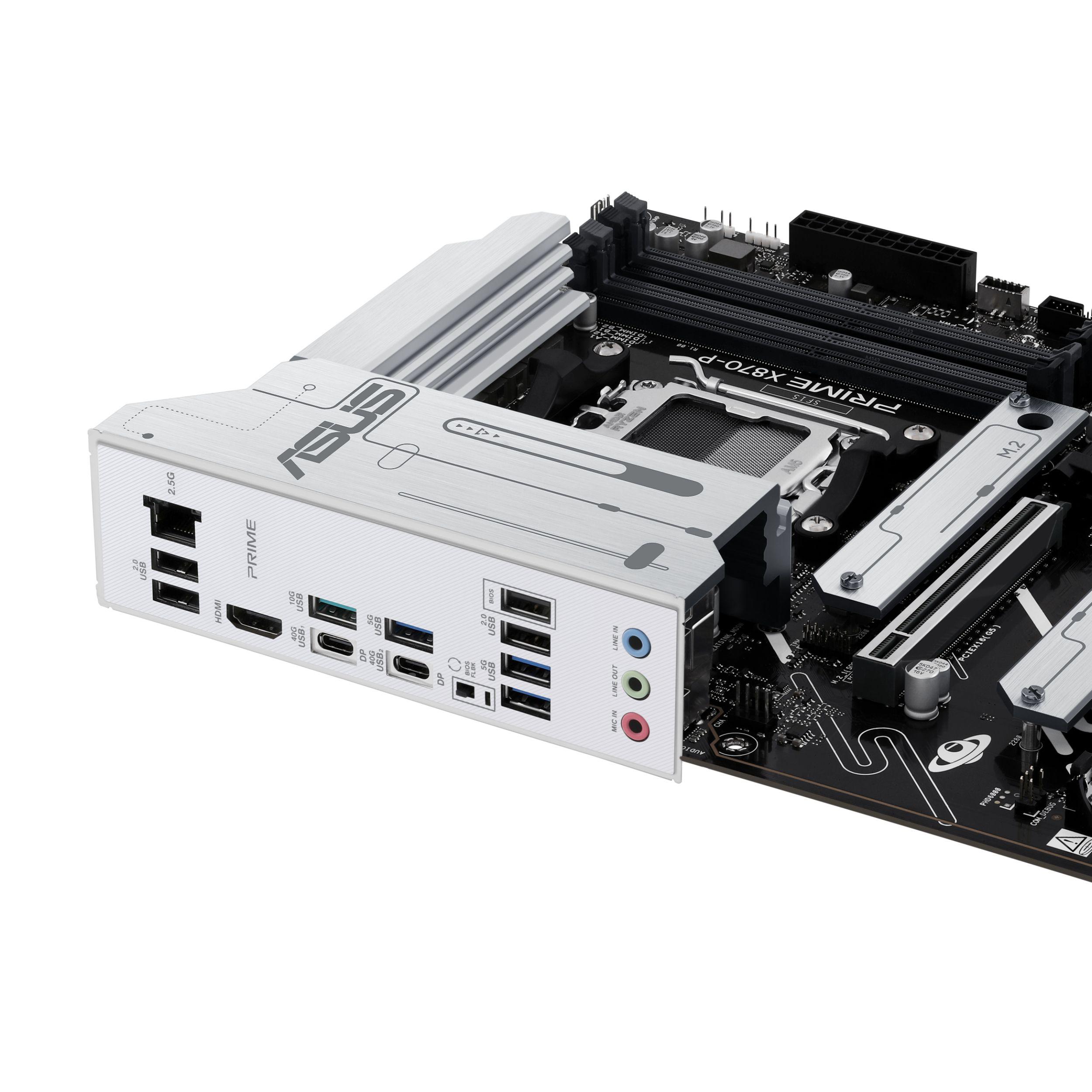 Motherboard ASUS PRIME X870-P (AM5 - ATX - Duplo canal - Preto), miniatura 6