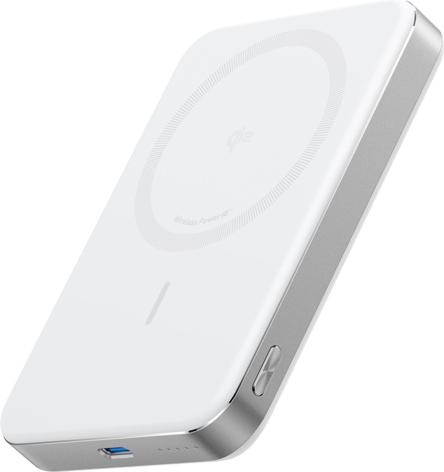 Powerbank ANKER MagGo A1664H21 (10000 mAh - 15 W - Sim, Qi2 até 15 W - Branco)