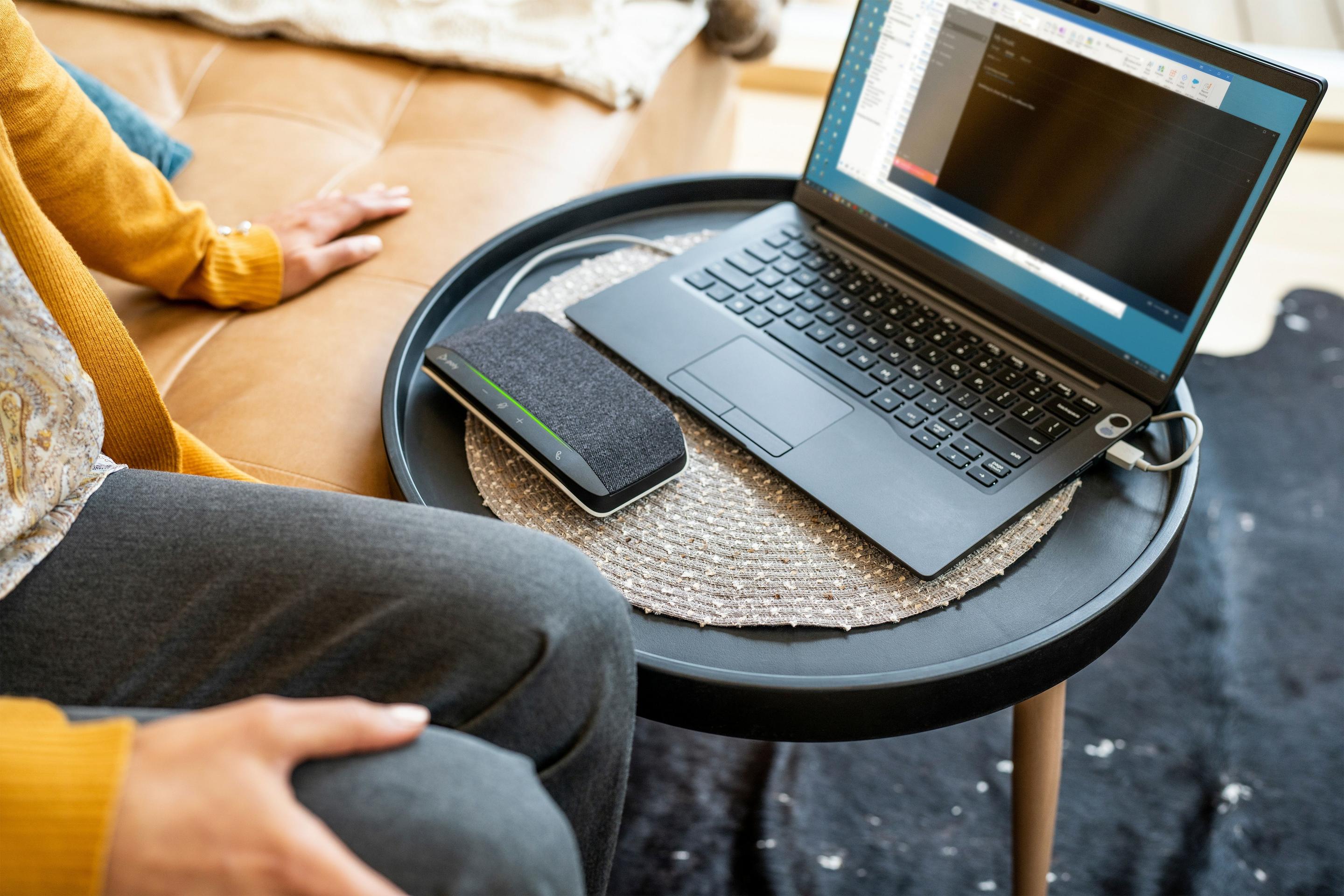 Sistema Mãos-Livres HP POLY Sync 10 SY10-M (USB Type-A, USB Type-C - Com fios - Prateado) — miniatura 3