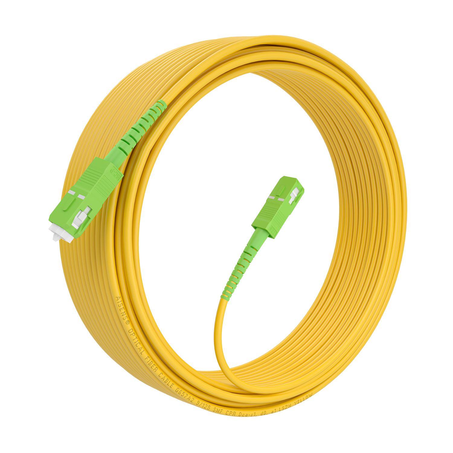 Cabo de Fibra Ótica AISENS A152-0984 (Amarelo), miniatura 2