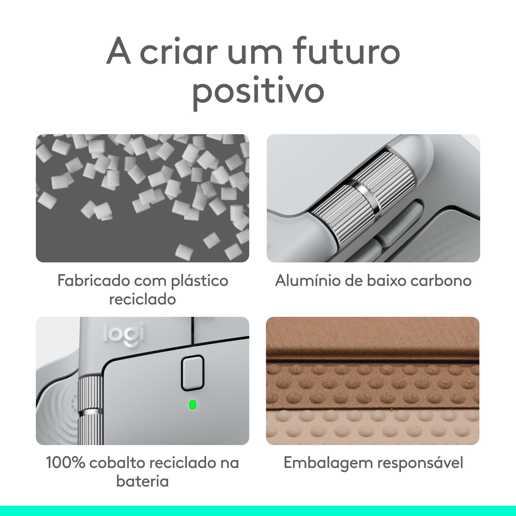 Rato LOGITECH MX Master 4 para Mac (Mão direita - 8000 DPI - Laser - Branco e Prateado) — miniatura 19