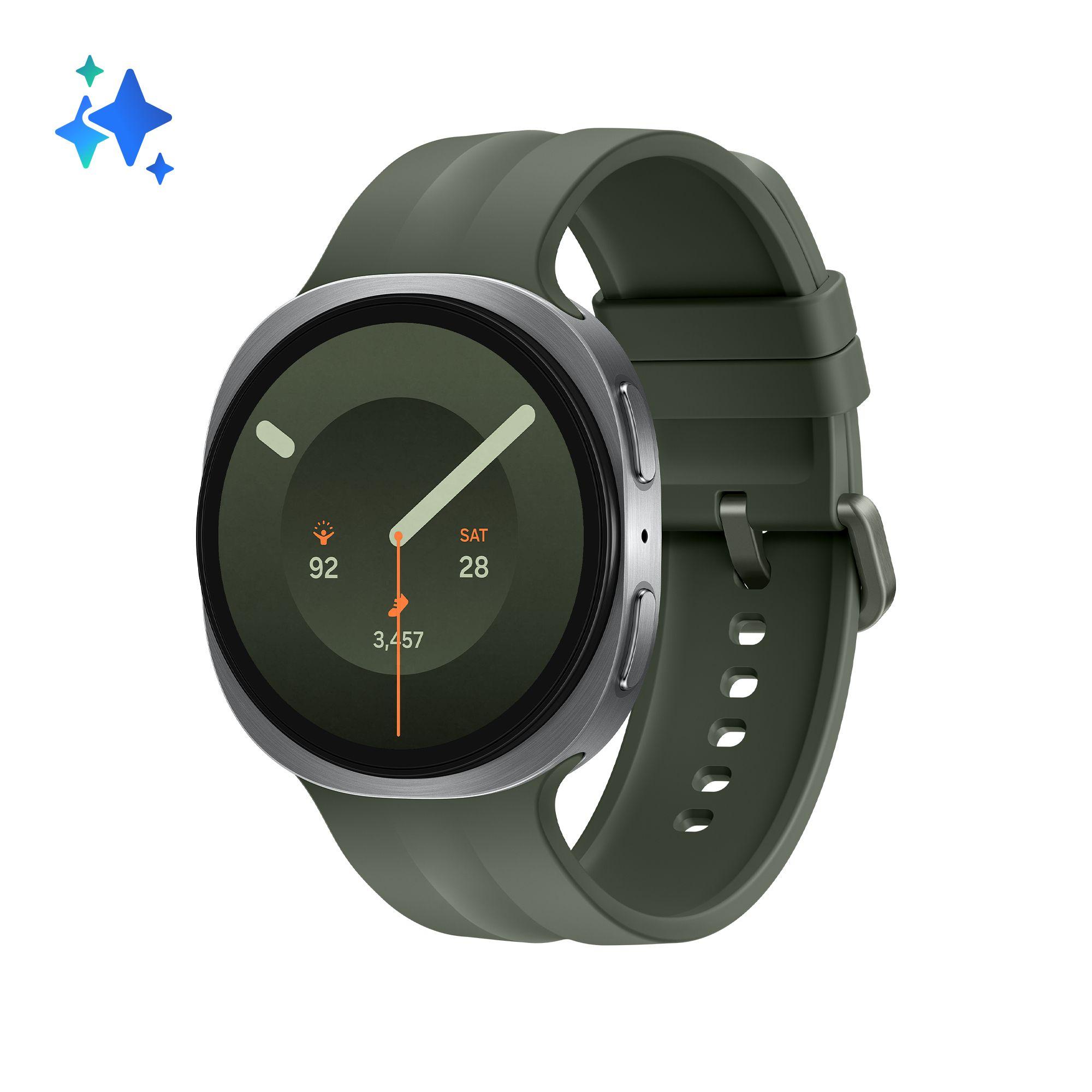 Smartwatch SAMSUNG Galaxy Watch9 44 mm (Redondo - Wear OS - Snapdragon SW6100 Wear Elite - Prateado)