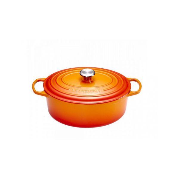 Tacho Cocotte Oval LE CREUSET Signature 31 cm (Ferro fundido esmaltado - Vulcânico), miniatura 5